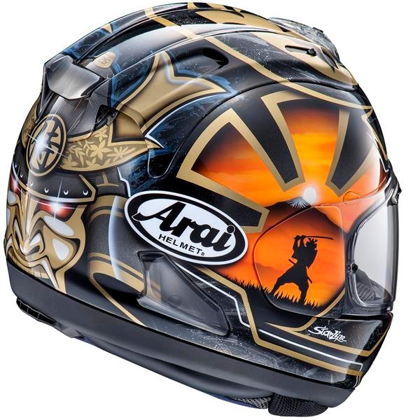 ARAI KASK RX7 V EVO PEDROSA SPIRIT GOLD