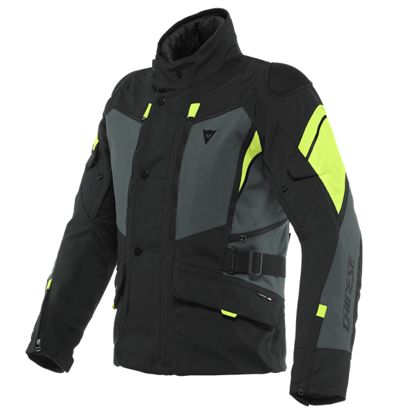 Dainese Carve Master 3 Black Ebony Fluo Yellow Goretex Mont 