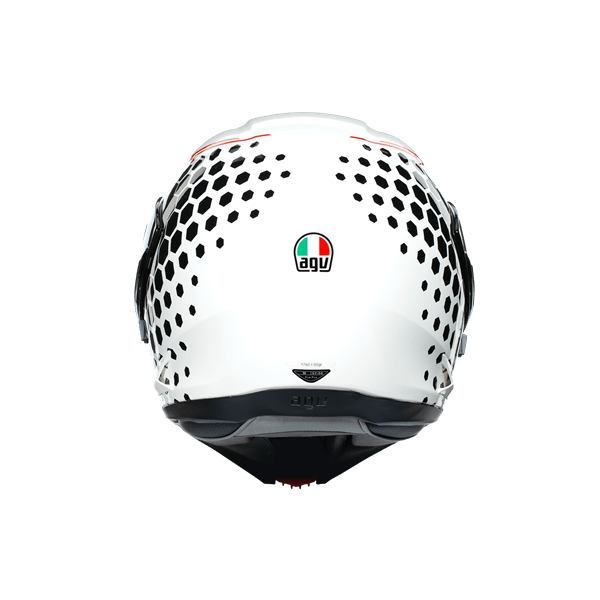 AGV/COMPACT ST MLT PLK DETROIT WHITE BLACK