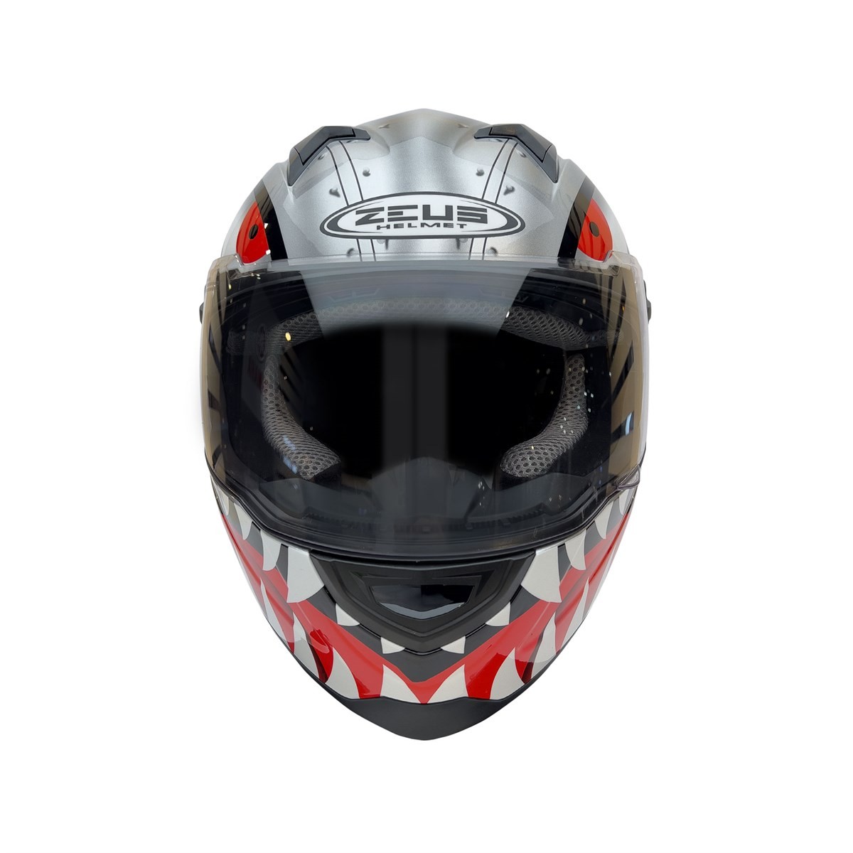 Zeus ZS-811A AL-38 Slv Black Kapalı Kask