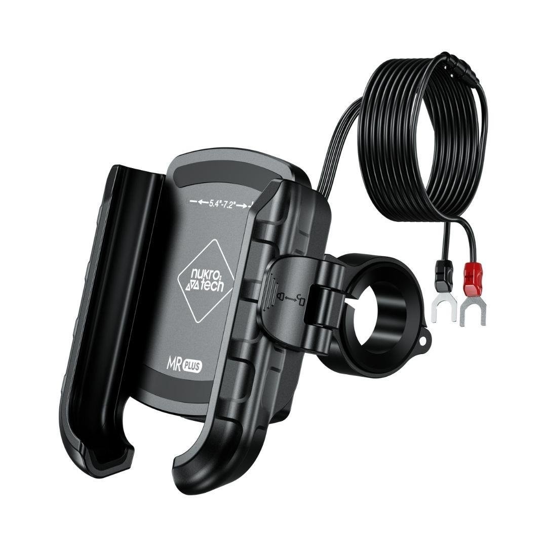 MR PLUS USB-C Şarjlı Klipsli Motosiklet Telefon Tutucu                                              