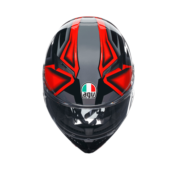AGV KASK K3 MPLK COMPOUND BALCK RED