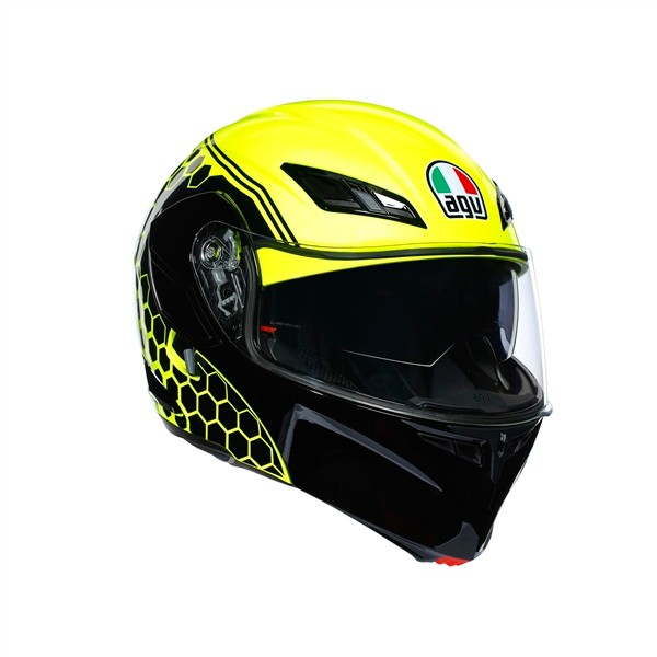 AGV COMPACT ST MLT PLK DETROIT YELLOW FLUO BLACK