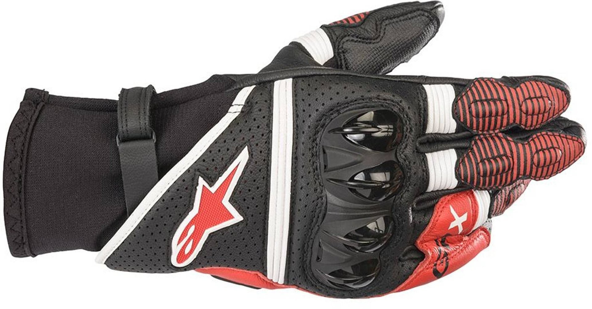 Alpinestars GP X V2 Motosiklet Eldiveni Kırmızı / Siyah