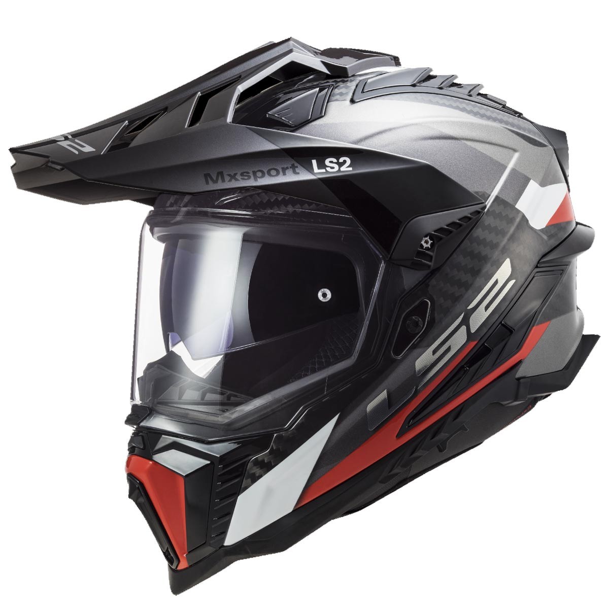 LS2 EXPLORER C KARBON FRONTIER TITANIUM- KASK