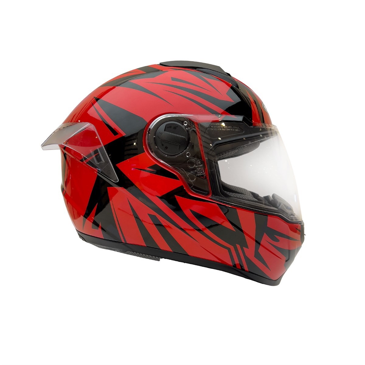 Zeus ZS-811A AL-34 Red Black Kapalı Kask