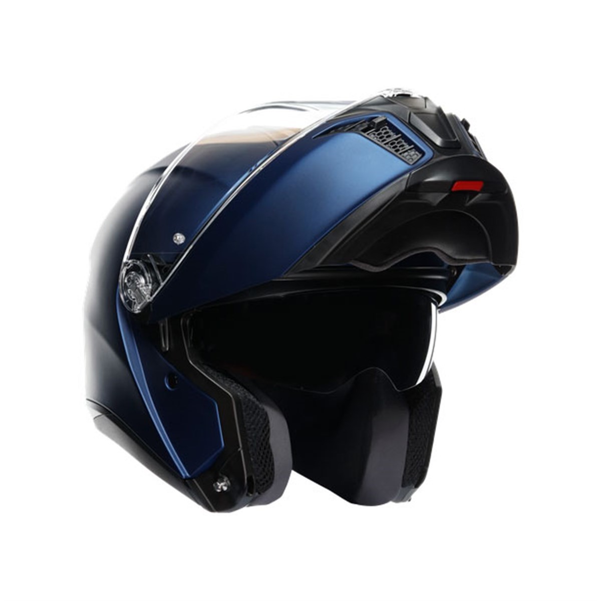 Agv Tourmodular Solid Mplk Galassia Blue Matt Çene Açılır Kask 