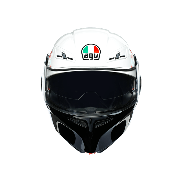 AGV/COMPACT ST MLT PLK DETROIT WHITE BLACK