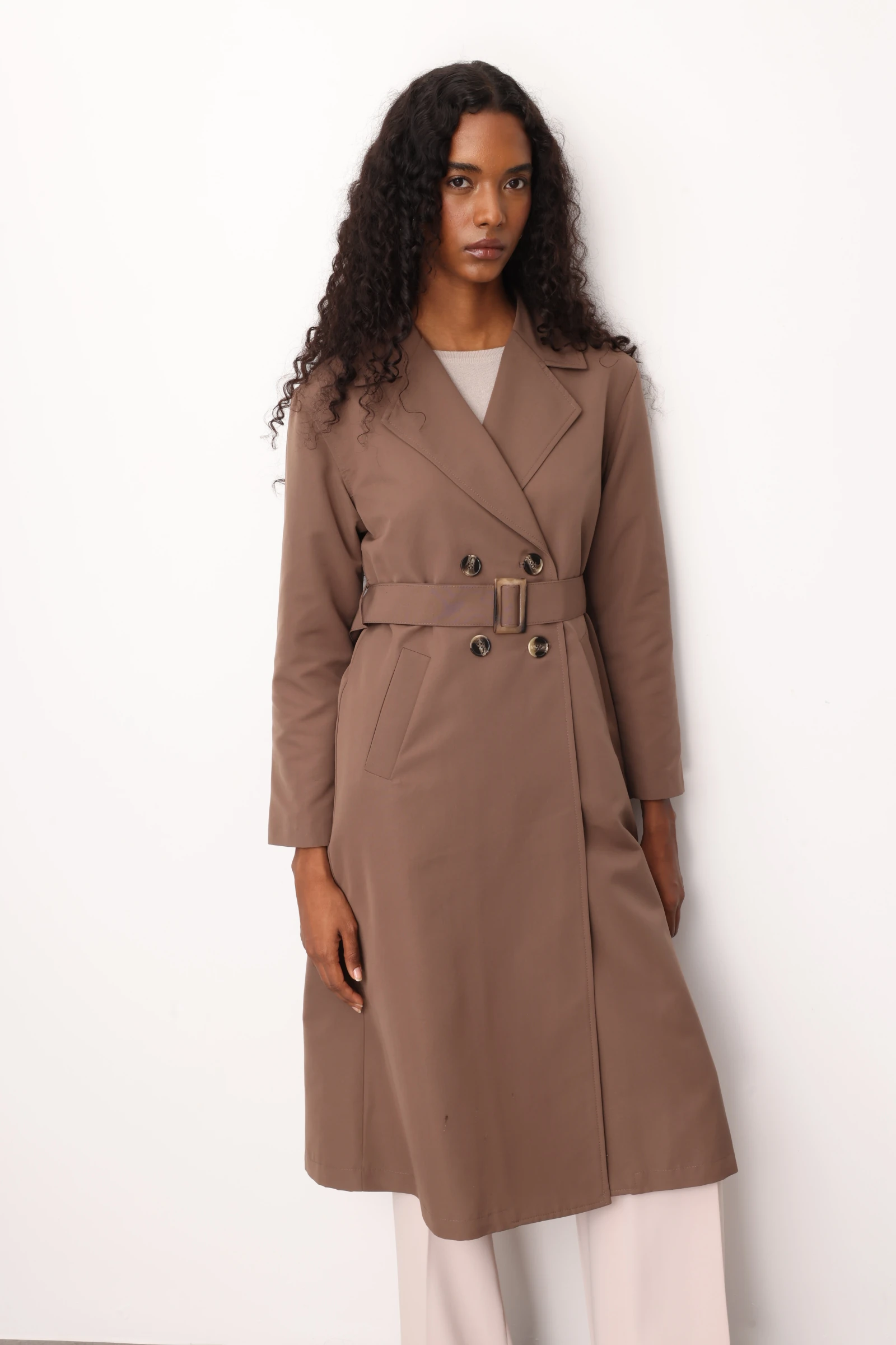 ARKASI RÜZGARLIKLI TRENÇKOT 9247