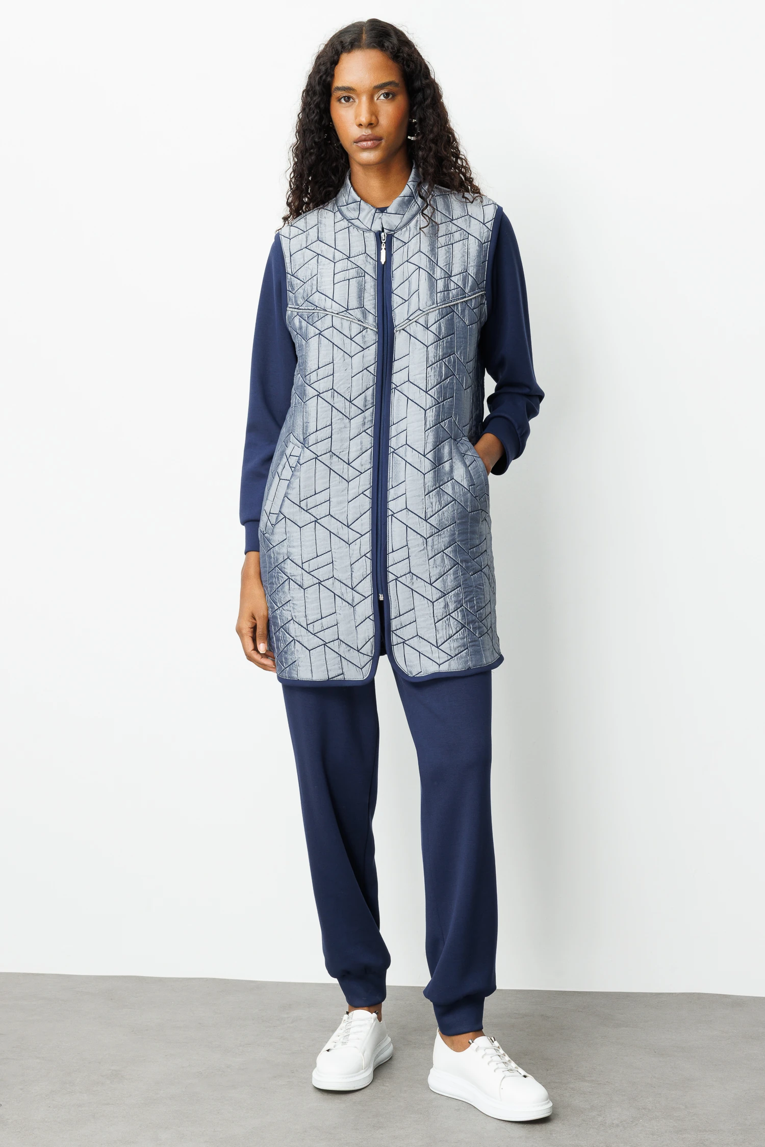 GEOMETRİK YELEKLİ TAKIM 6176