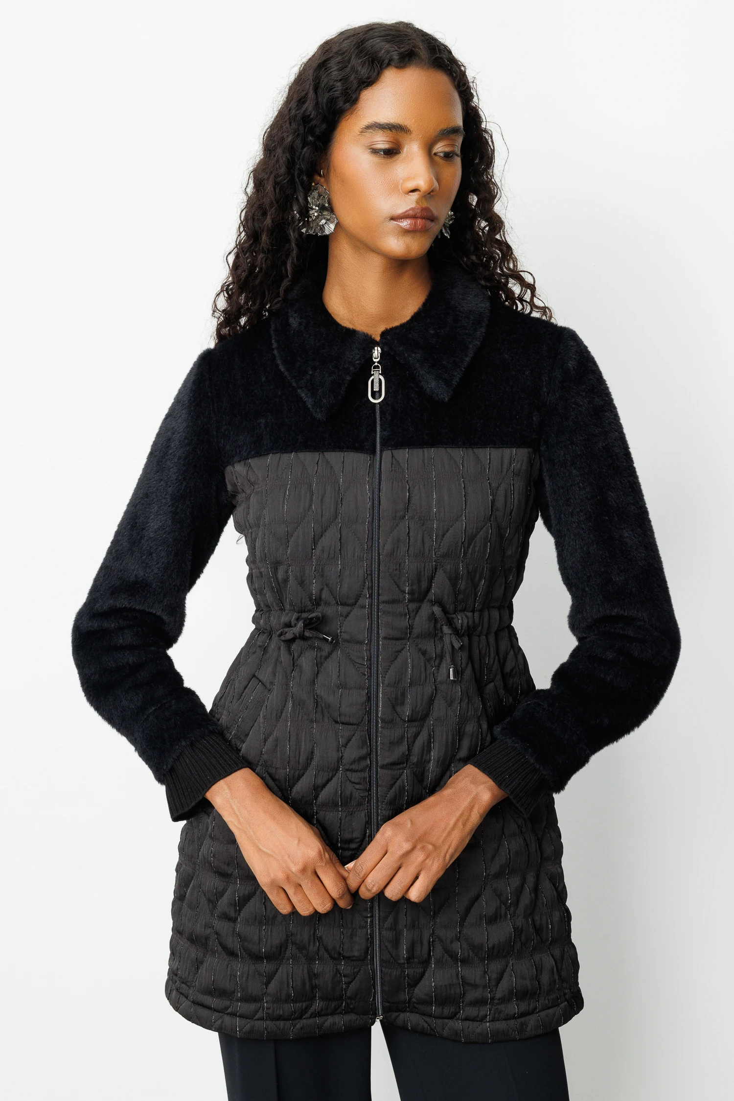 PELUŞ MIXLI KAPİTONE CEKET 9231