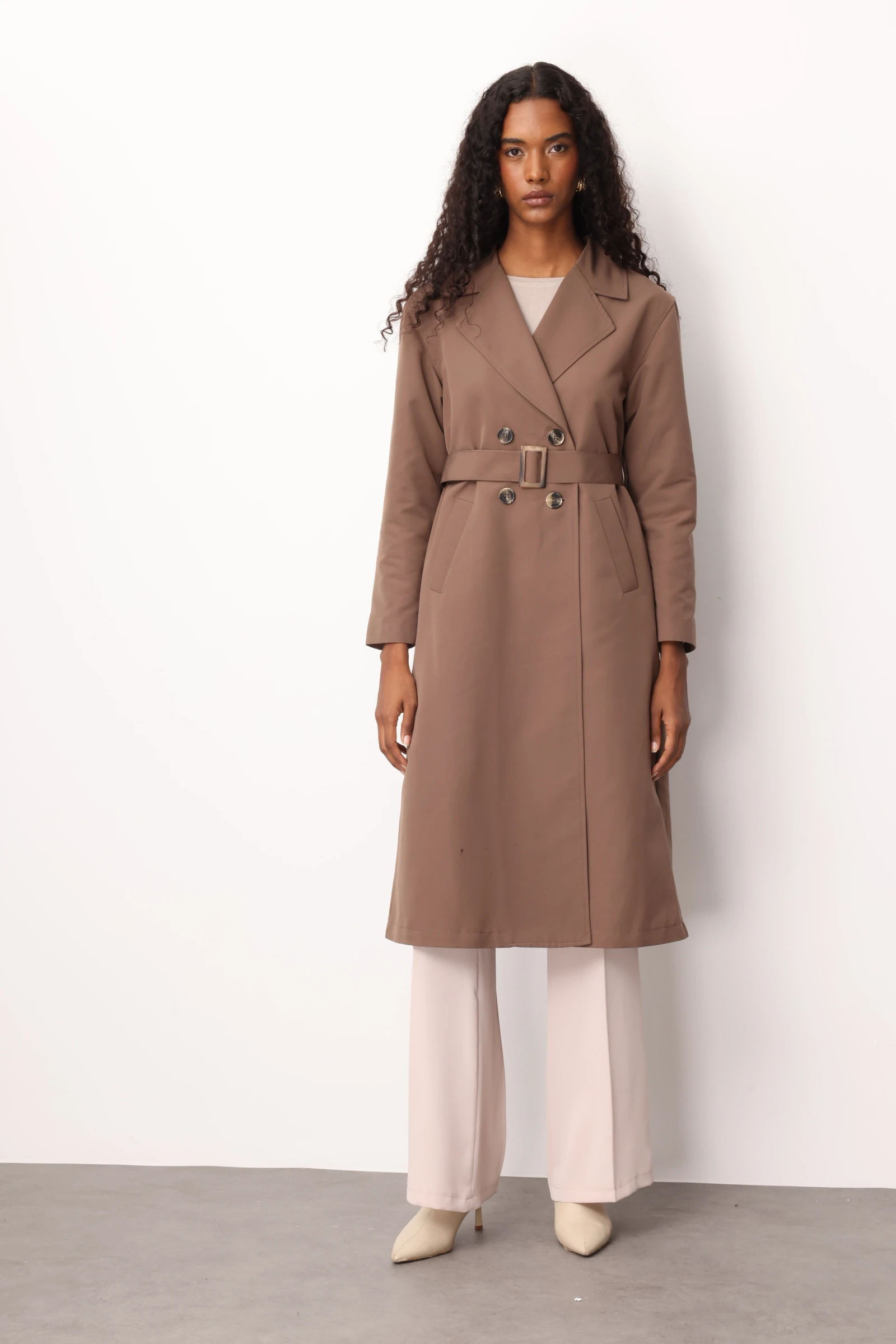 ARKASI RÜZGARLIKLI TRENÇKOT 9247