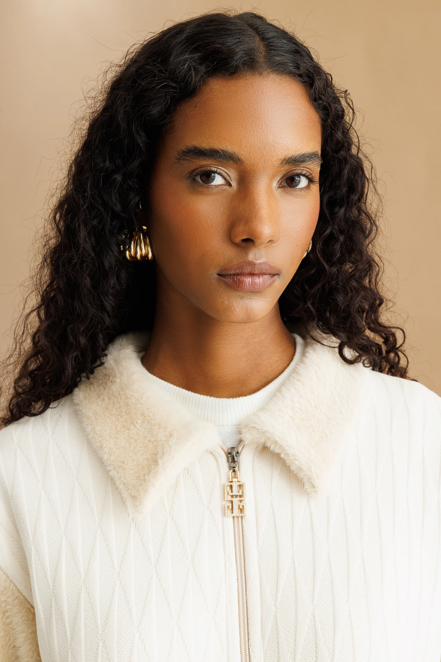 ANGORA ÖRGÜ MIXLI CEKET 9236