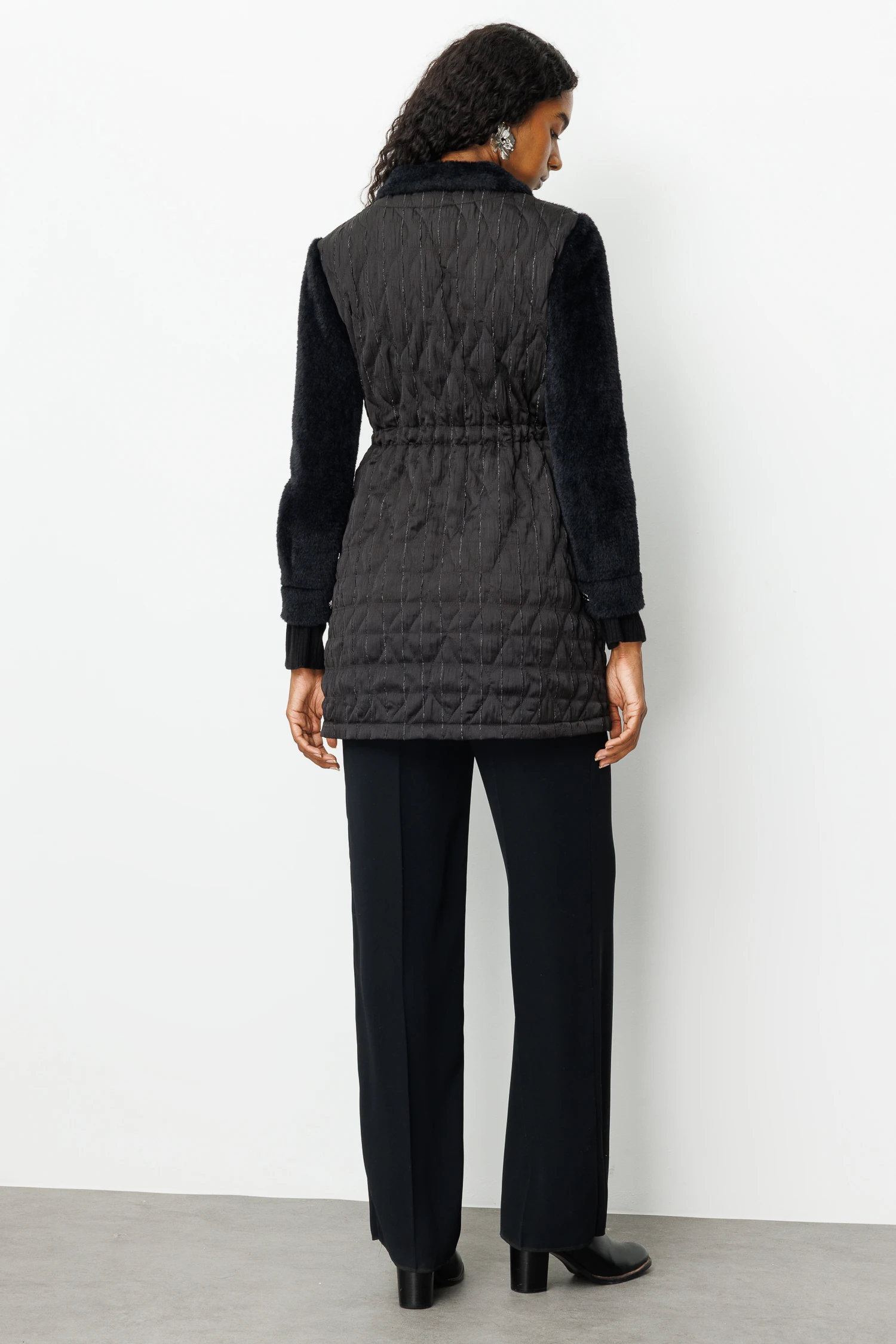 PELUŞ MIXLI KAPİTONE CEKET 9231