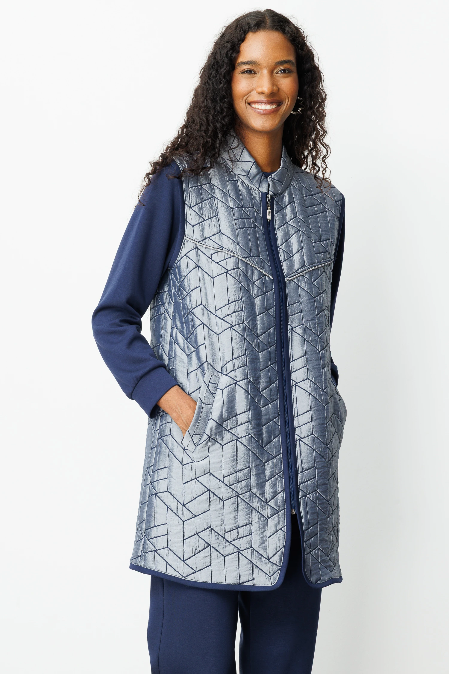 GEOMETRİK YELEKLİ TAKIM 6176