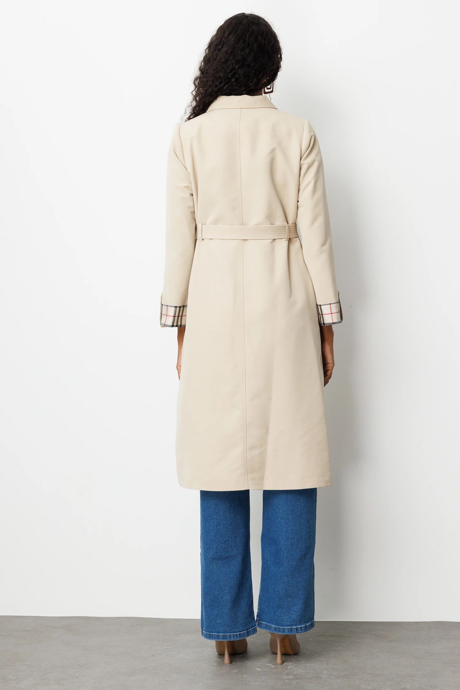 EKOSE GARNİLİ TRENÇKOT 9150 - TAŞ