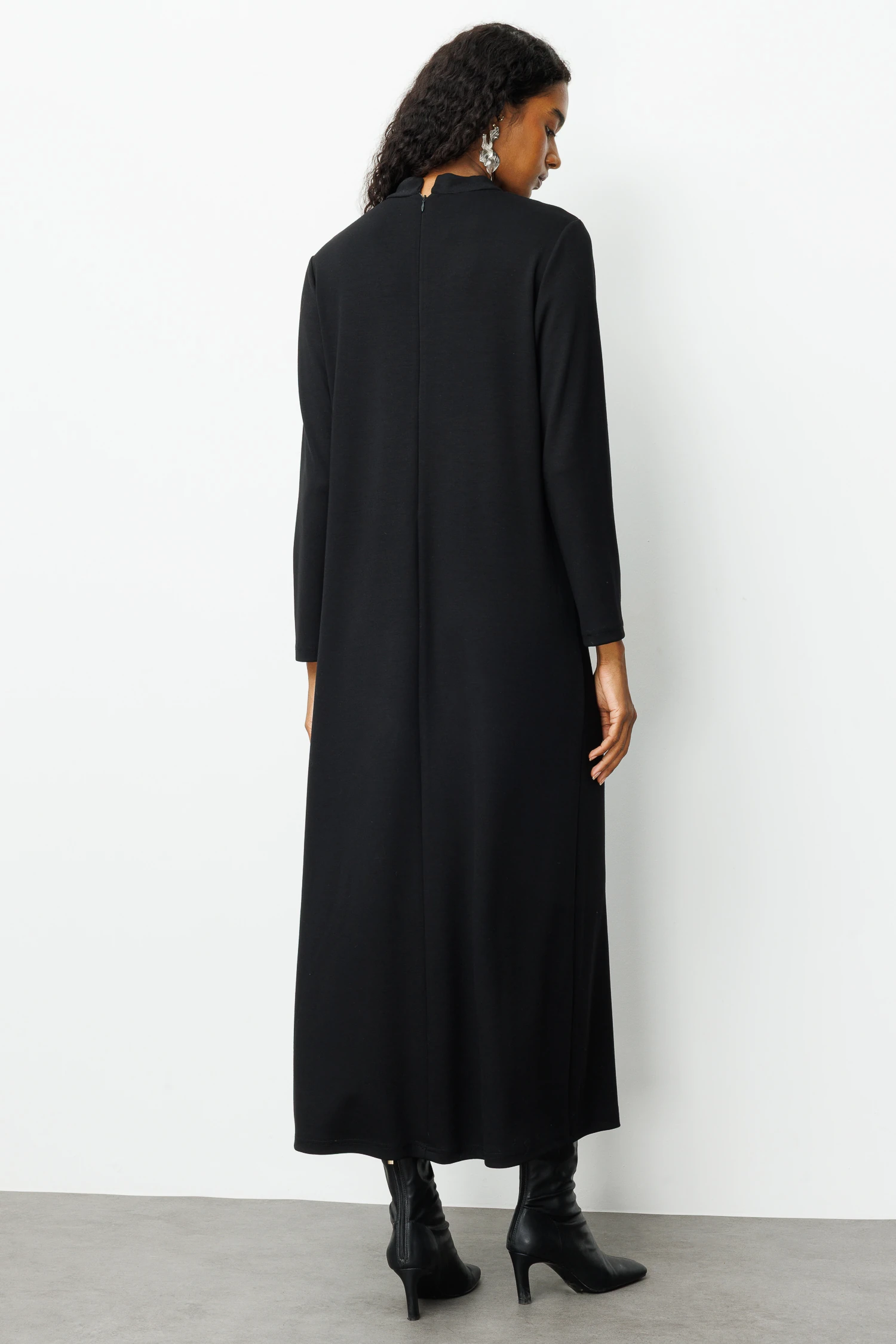 BOYDAN KESİKLİ ELBİSE 5199