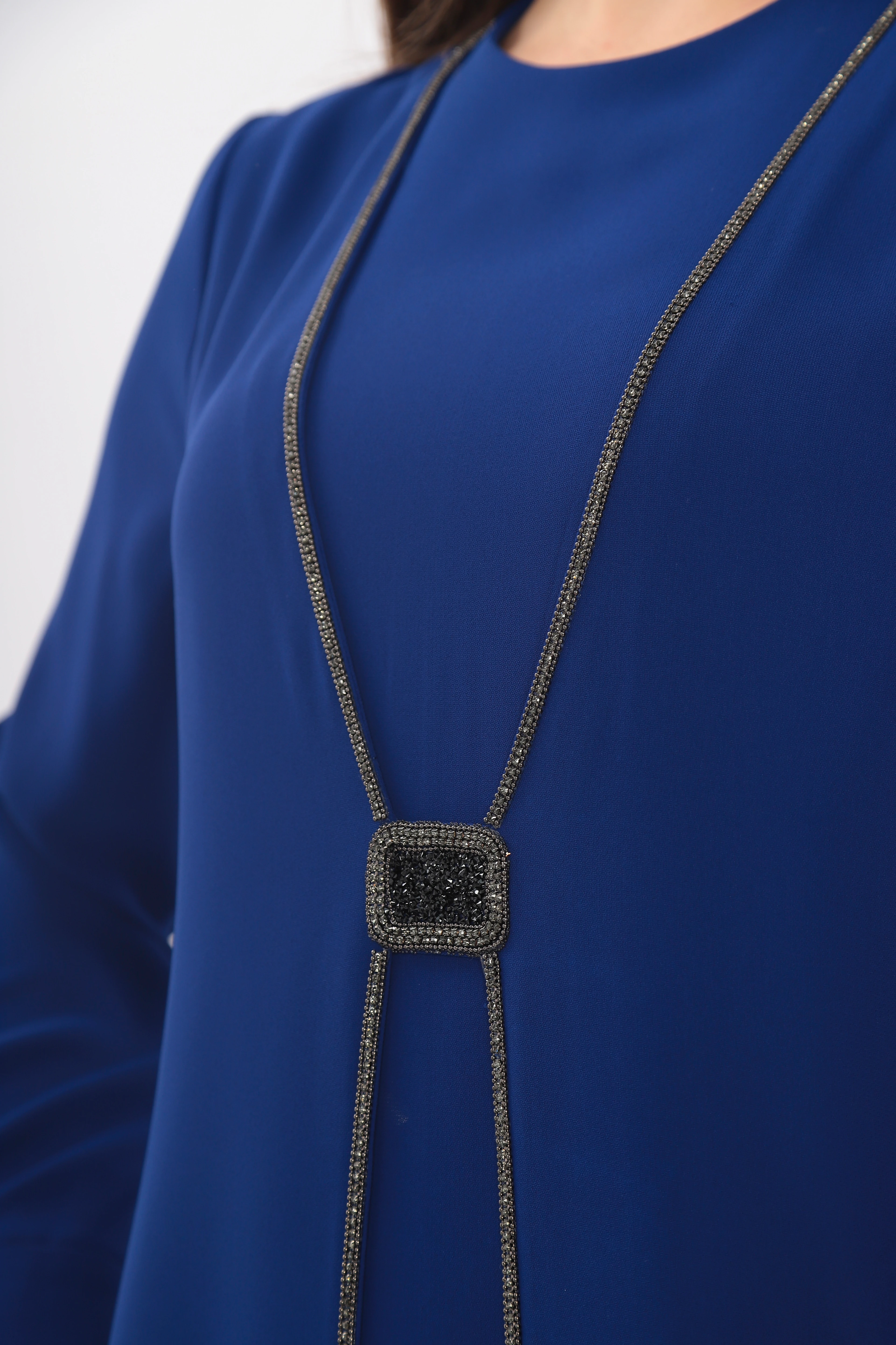 KAPAKLI TOKALI ELBİSE 5016