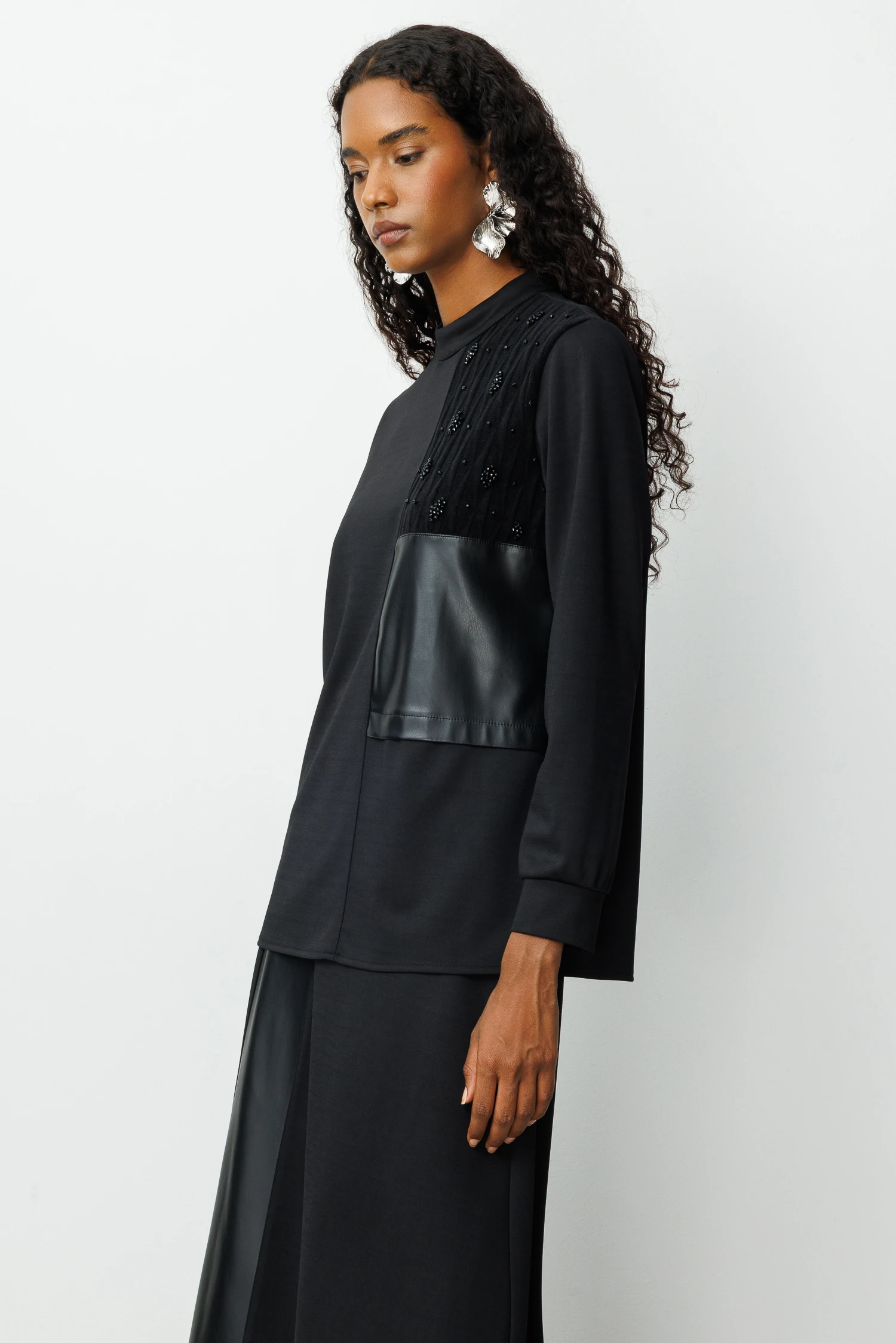 ÜÇLÜ KESİKLİ ETEKLİ TAKIM 6175