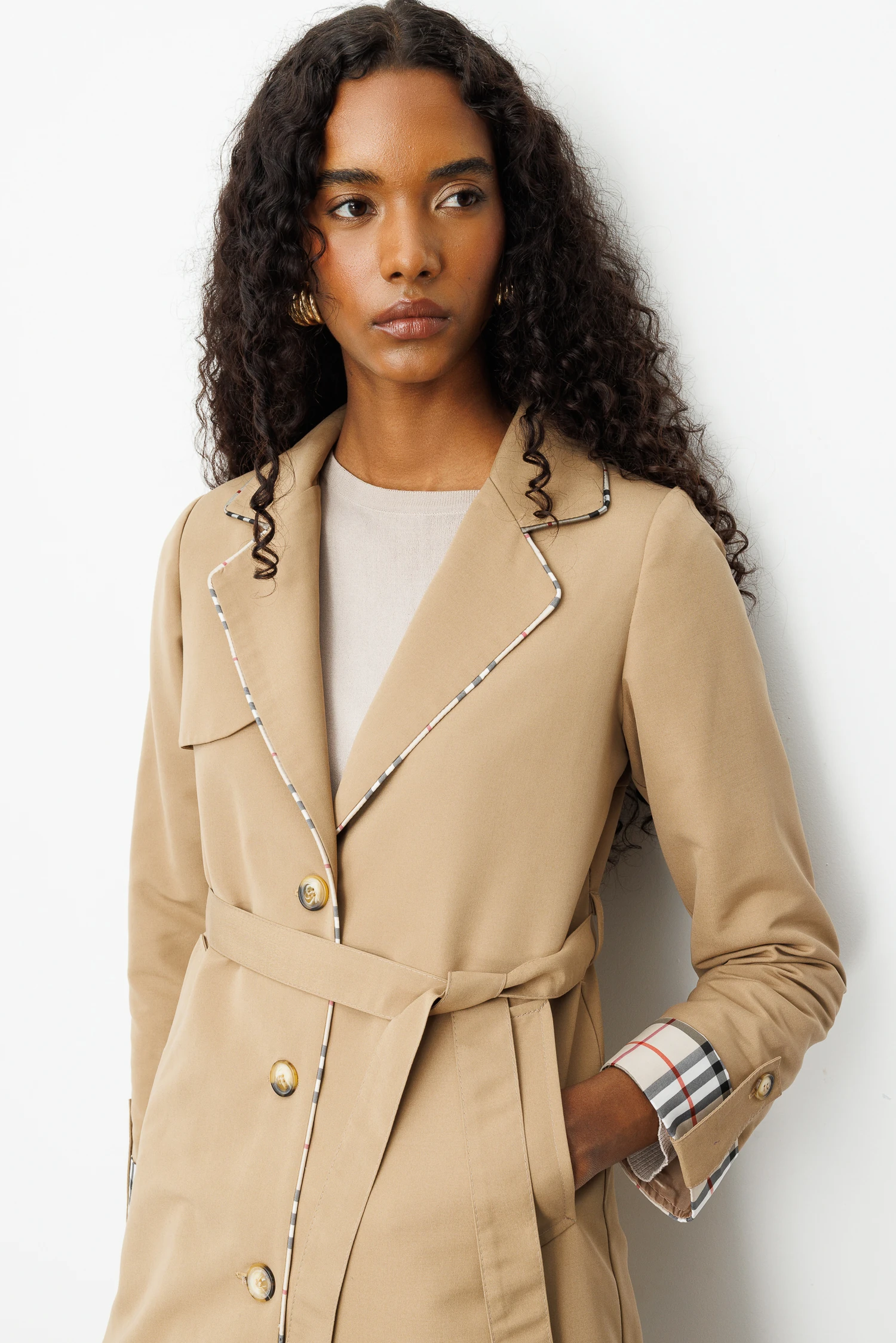 İNCE BİYELİ TRENÇKOT 9227 