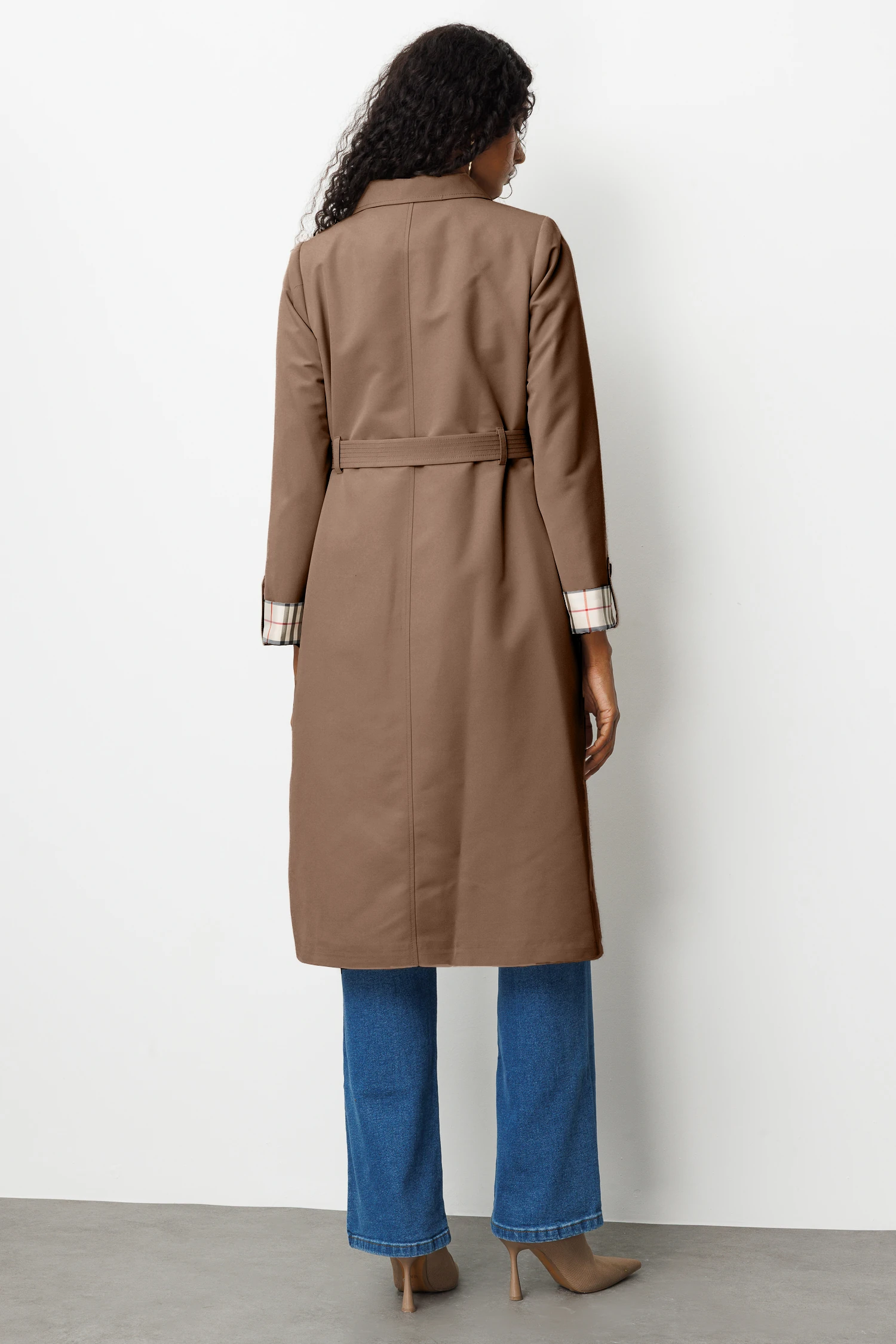 EKOSE GARNİLİ TRENÇKOT 9150 - CAMEL