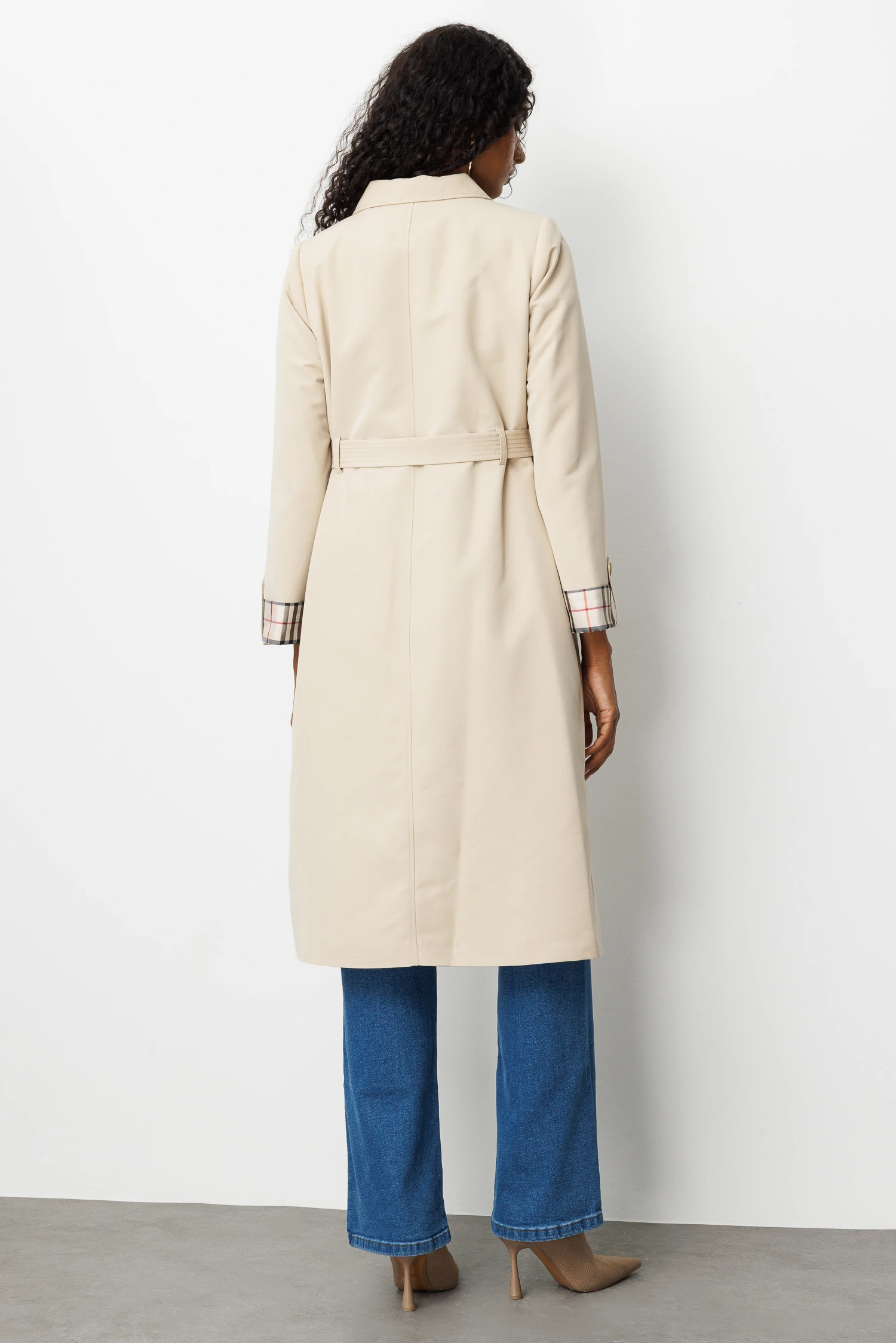 EKOSE GARNİLİ TRENÇKOT 9150 - TAŞ