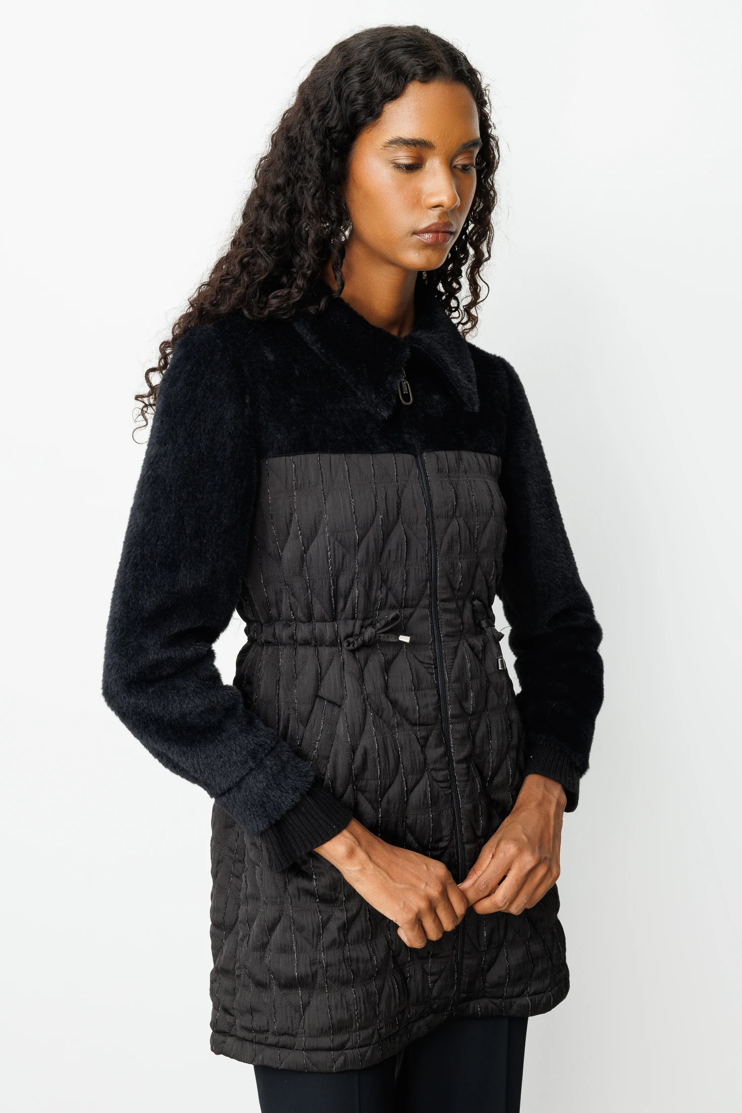 PELUŞ MIXLI KAPİTONE CEKET 9231