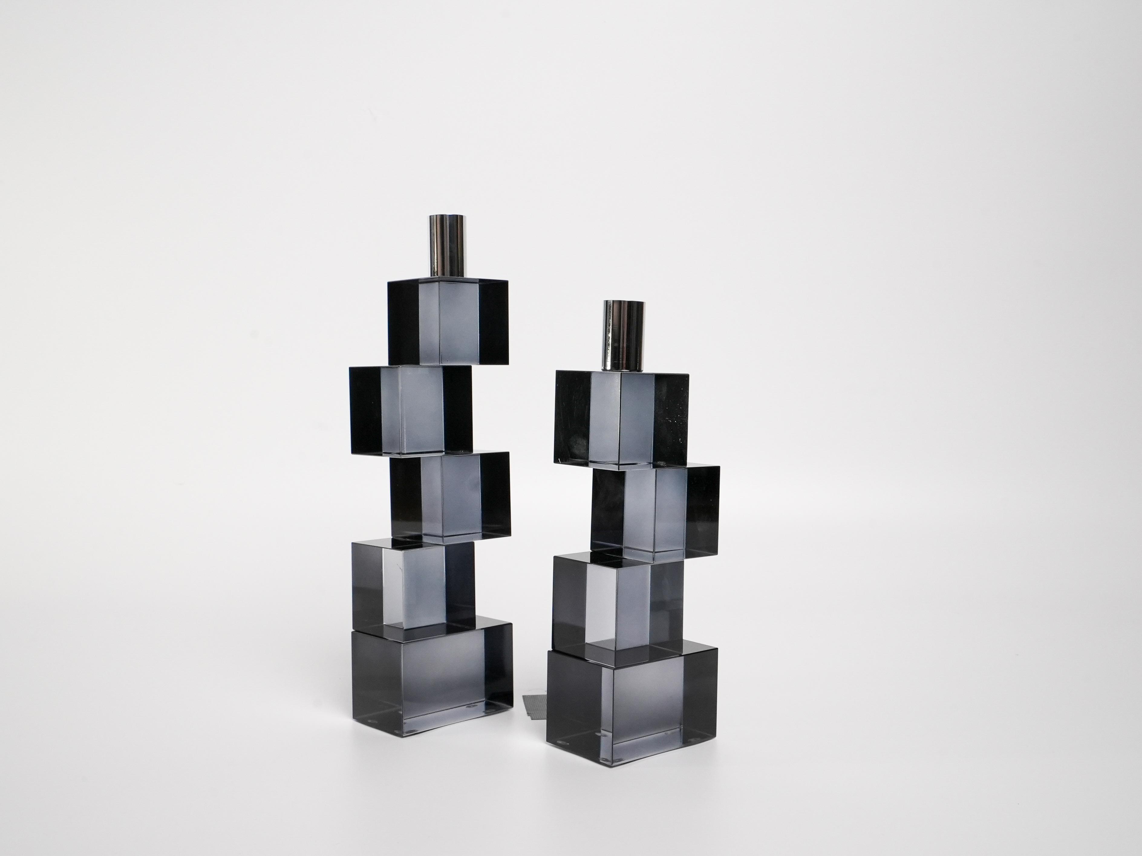 Crystal Steps – Modern Blok Kristal Şamdan