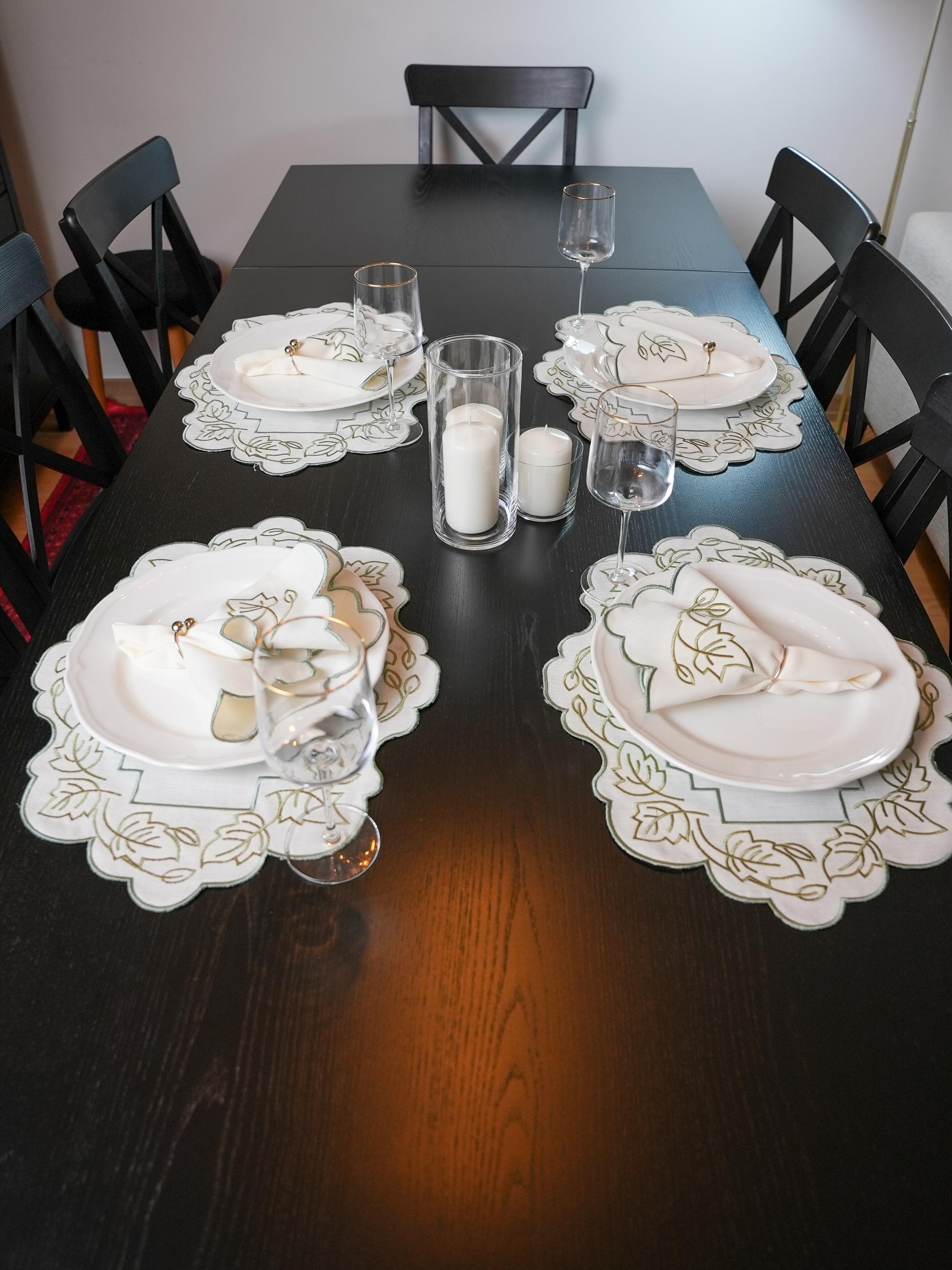 Feuille Verte – Naturel Set