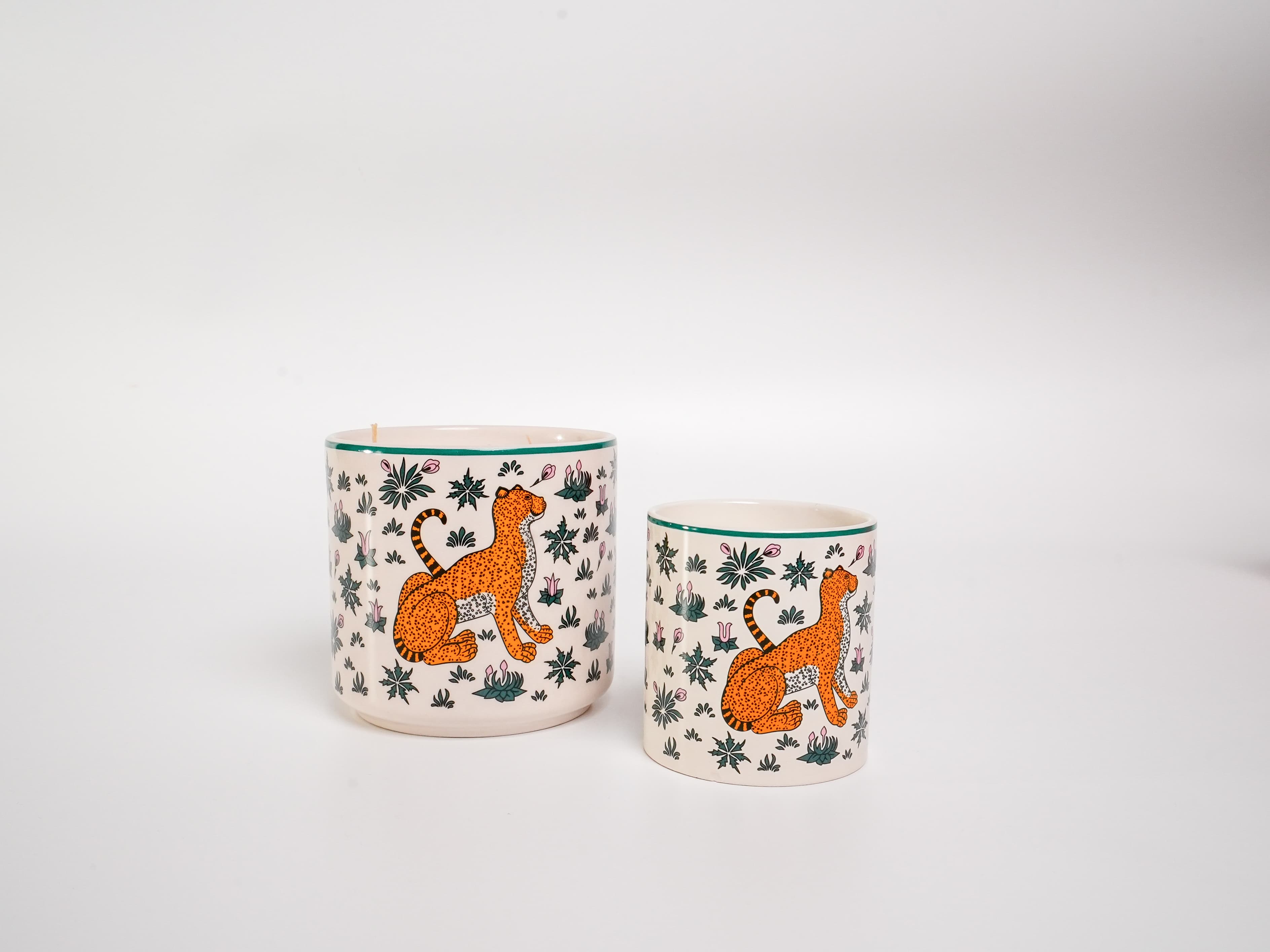 Savanna Wild – Lüks Leopar Desenli Kokulu Mum Seti