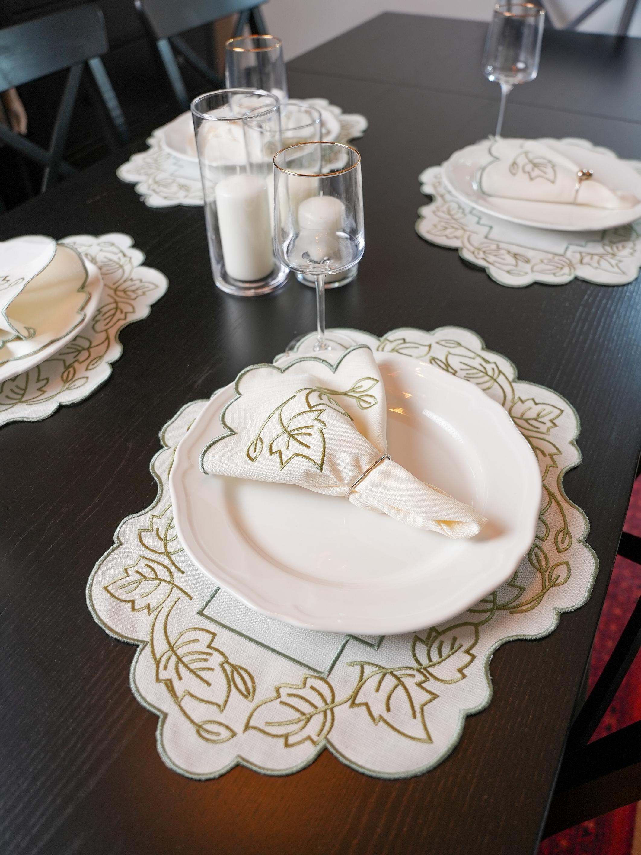 Feuille Verte – Naturel Set