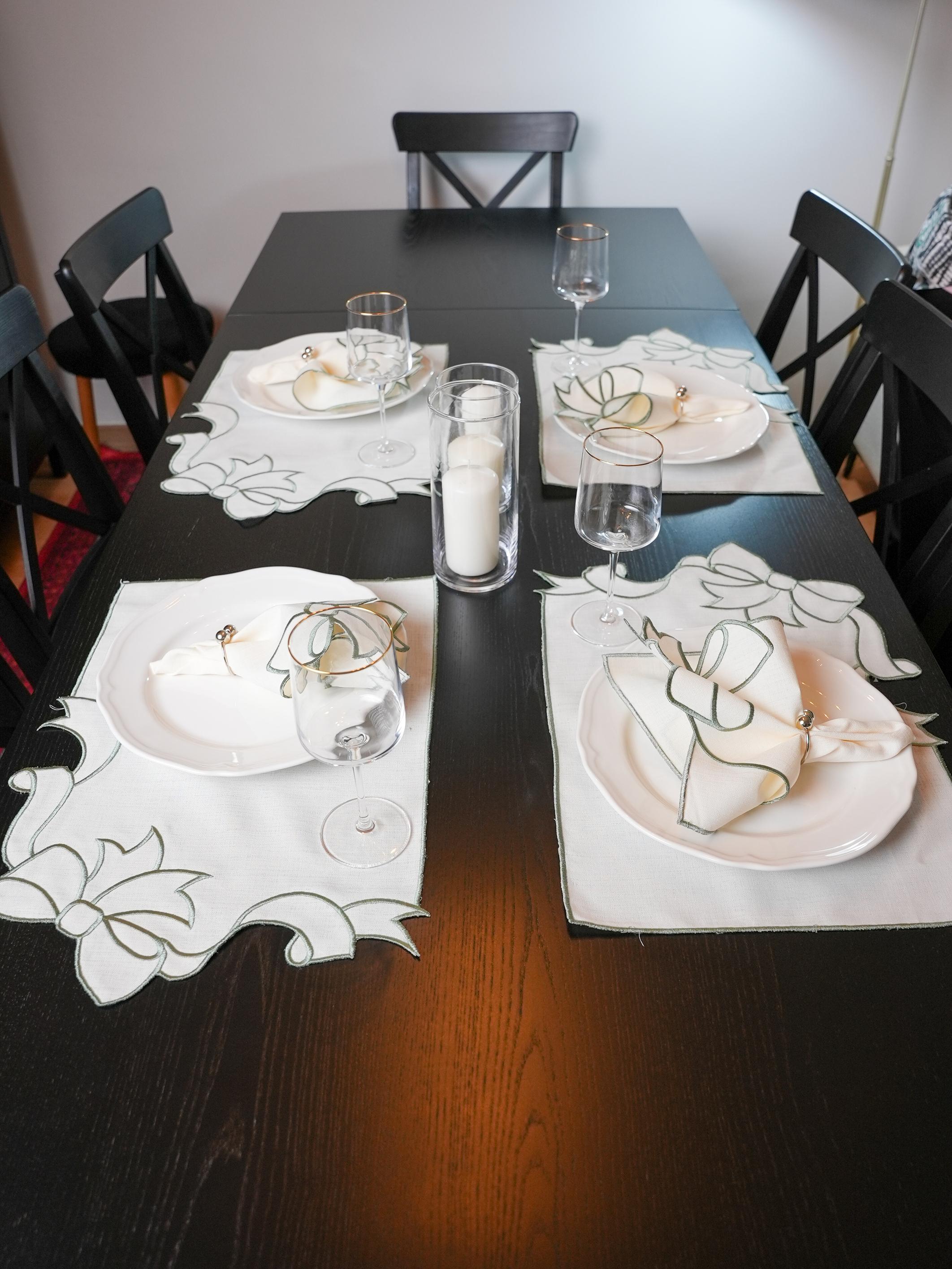 Noeud Élégant – Vert Olive Set