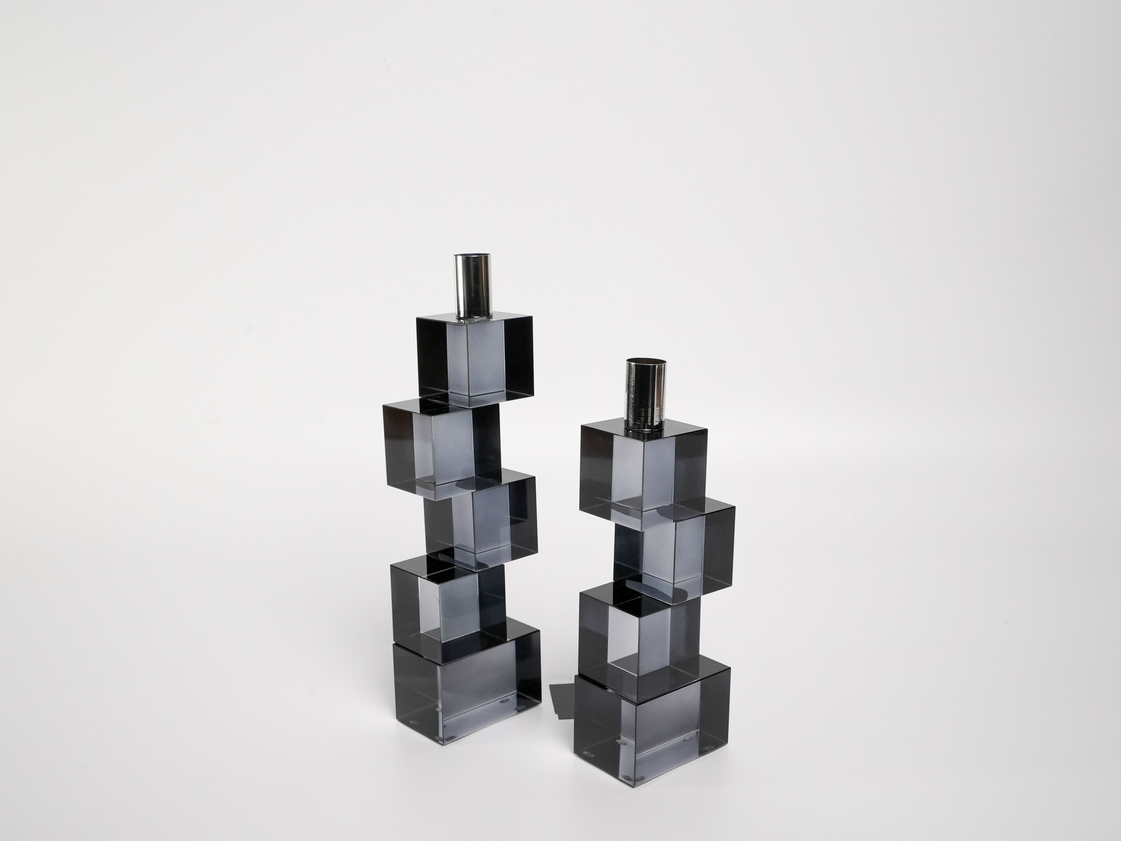Crystal Steps – Modern Blok Kristal Şamdan