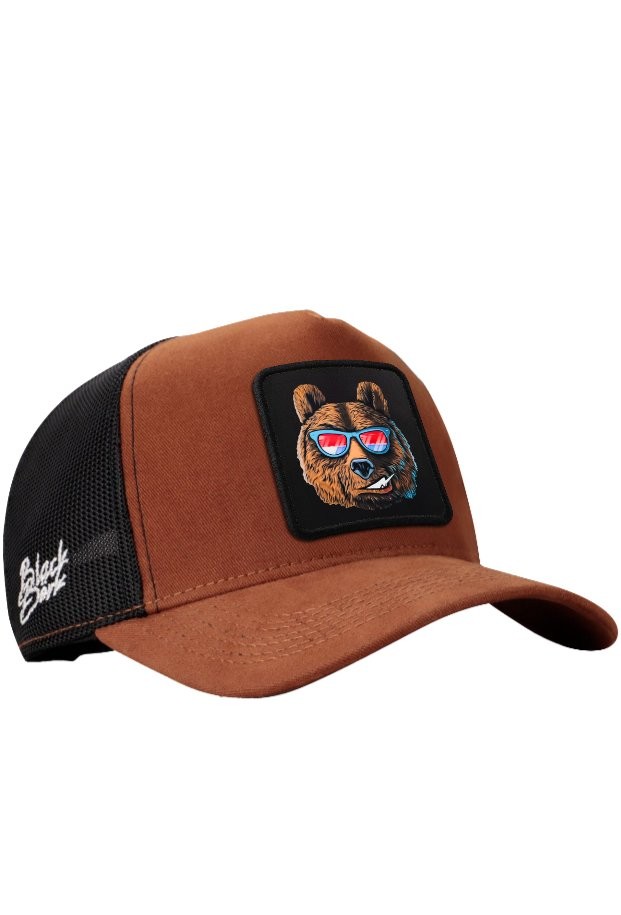 Gorra Camel Negro Trucker
