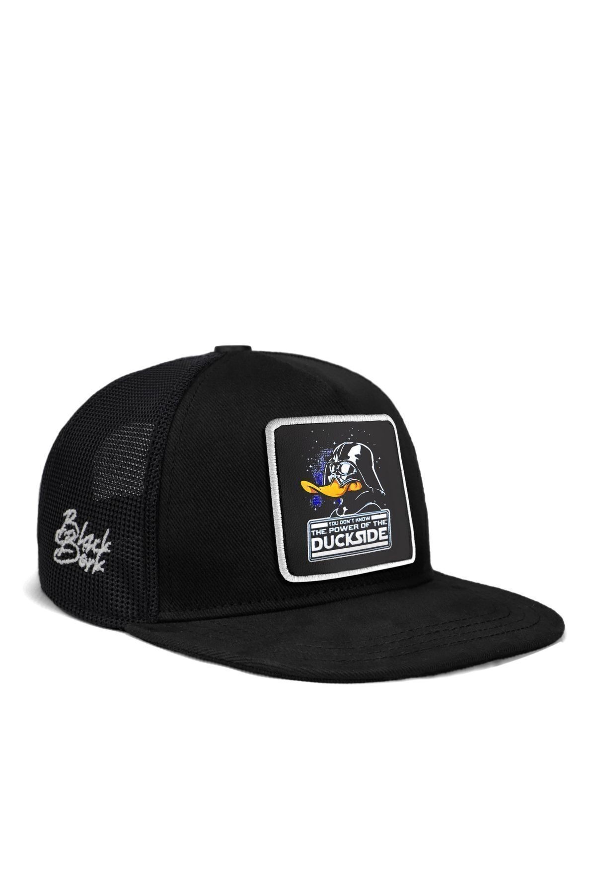 Gorra Hip Hop para Niños negra con logo de Duckside