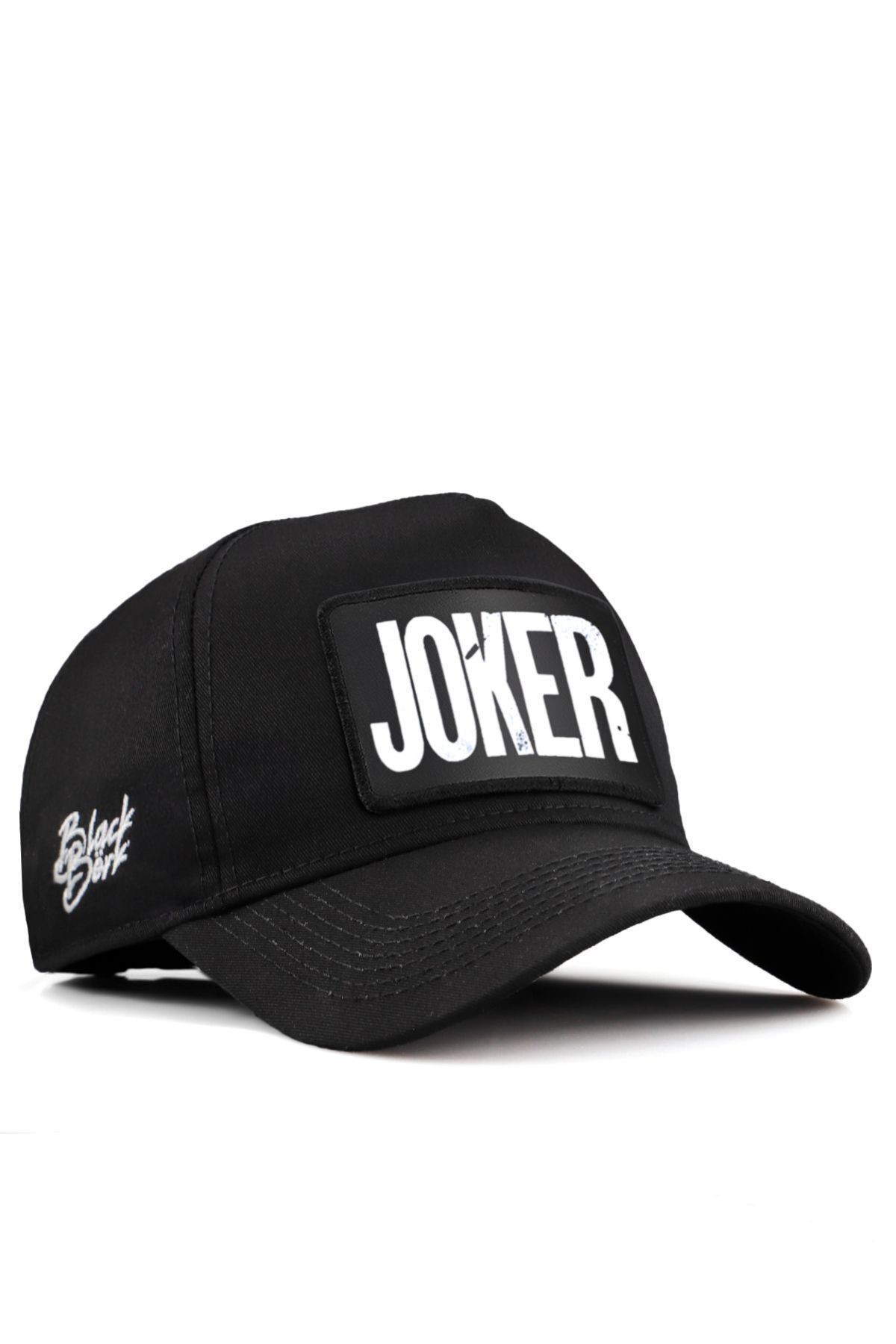 Black baseball cap with Joker logo