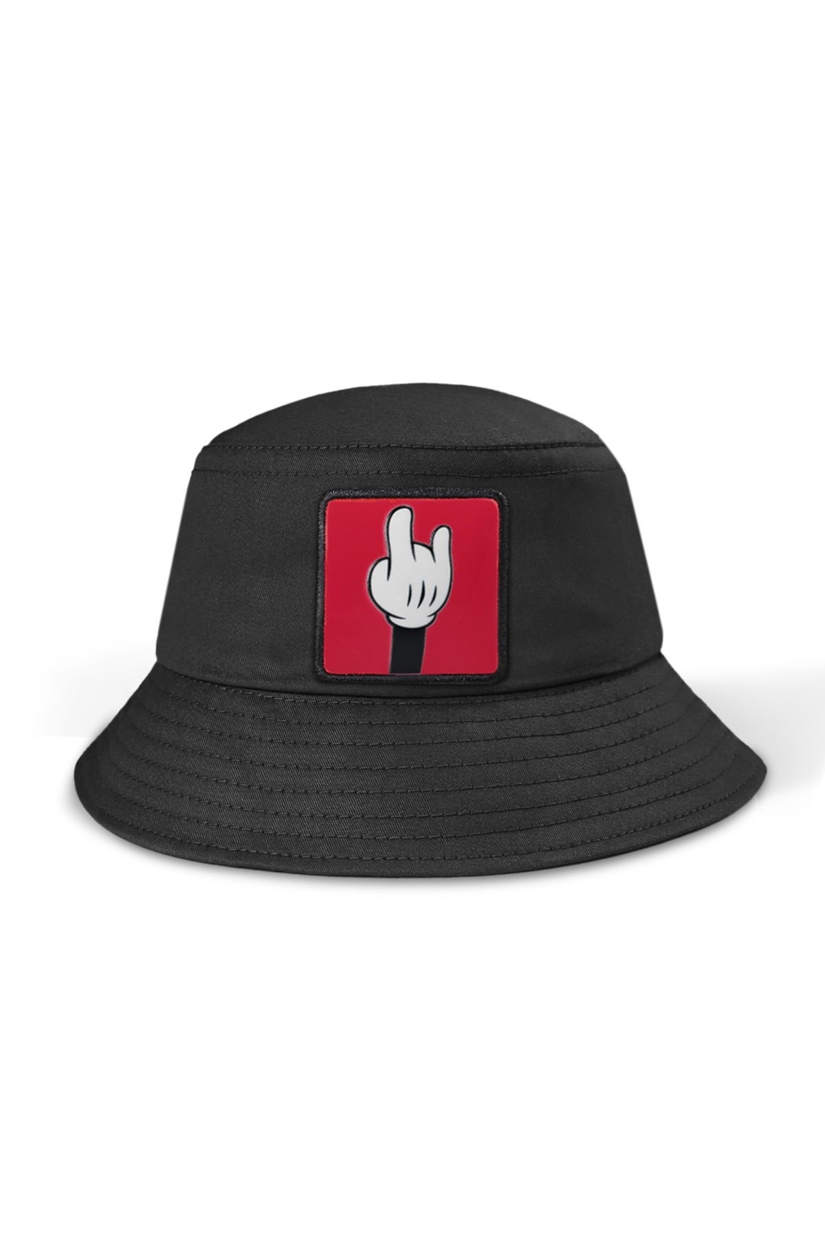 Gorra Bucket Negra con Logodo
