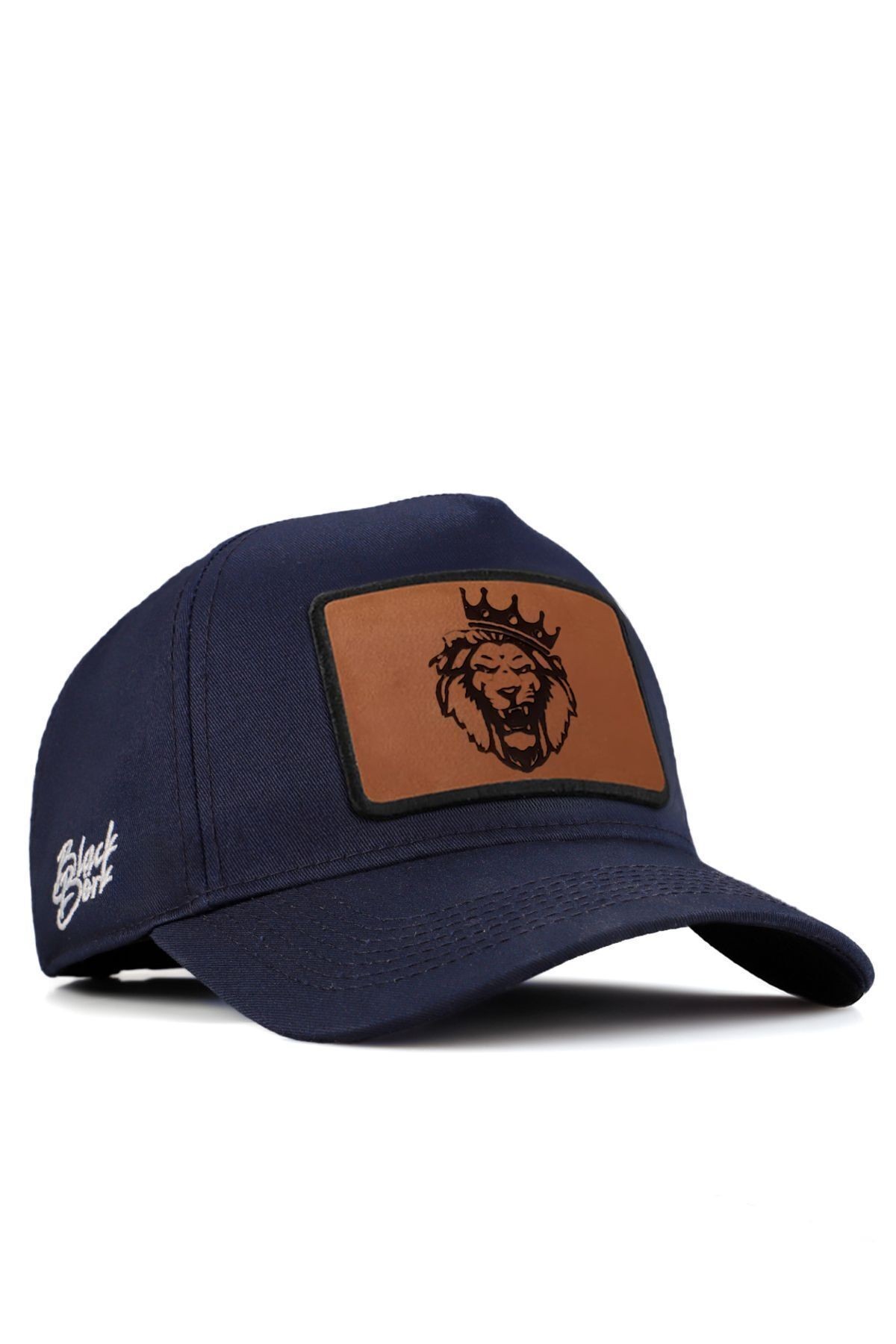 Navy Blue Lion Logo Baseball Cap