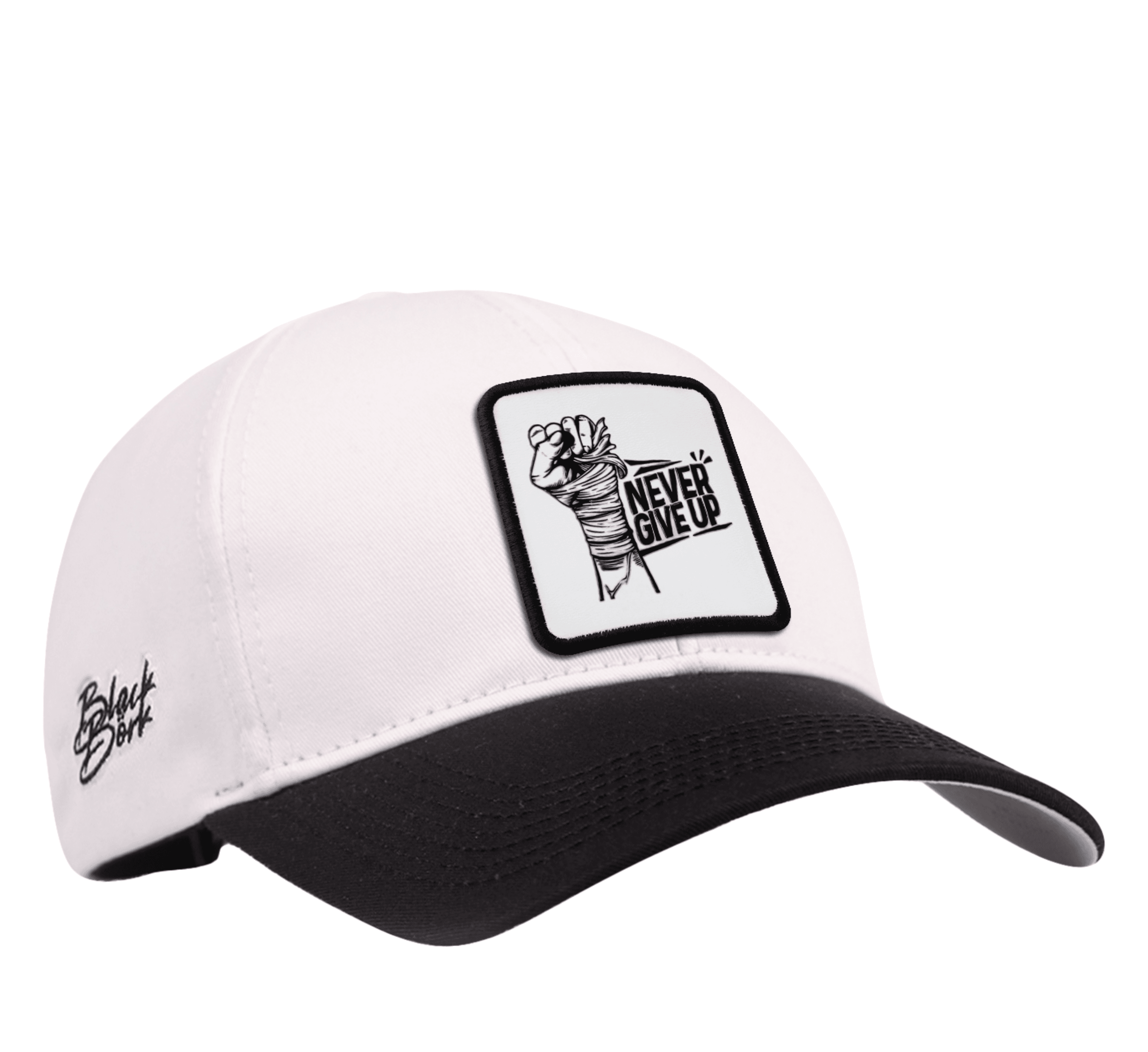 Gorra Six Negro Blanco Béisbol