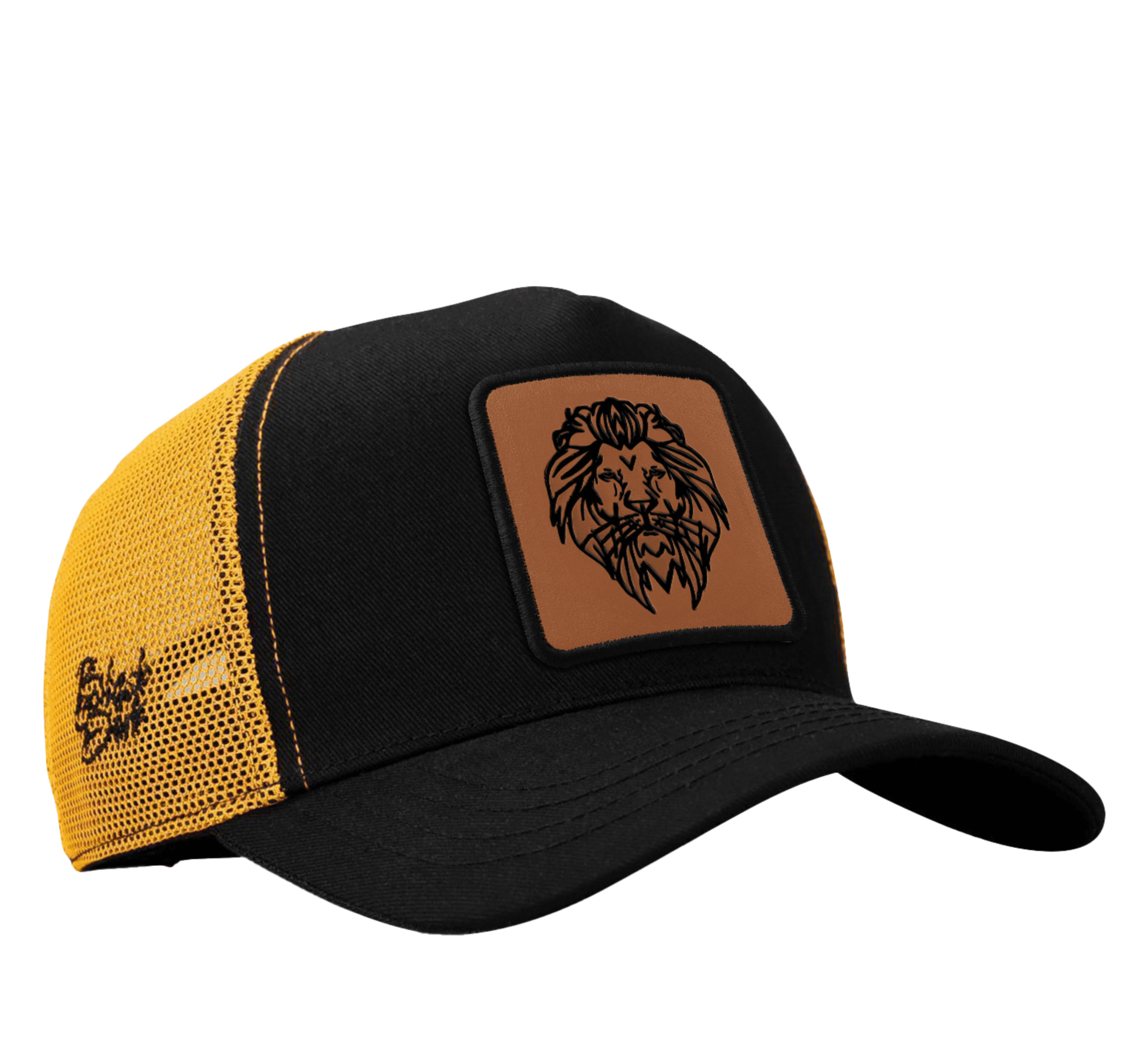 Gorra Negro Amarillo Trucker