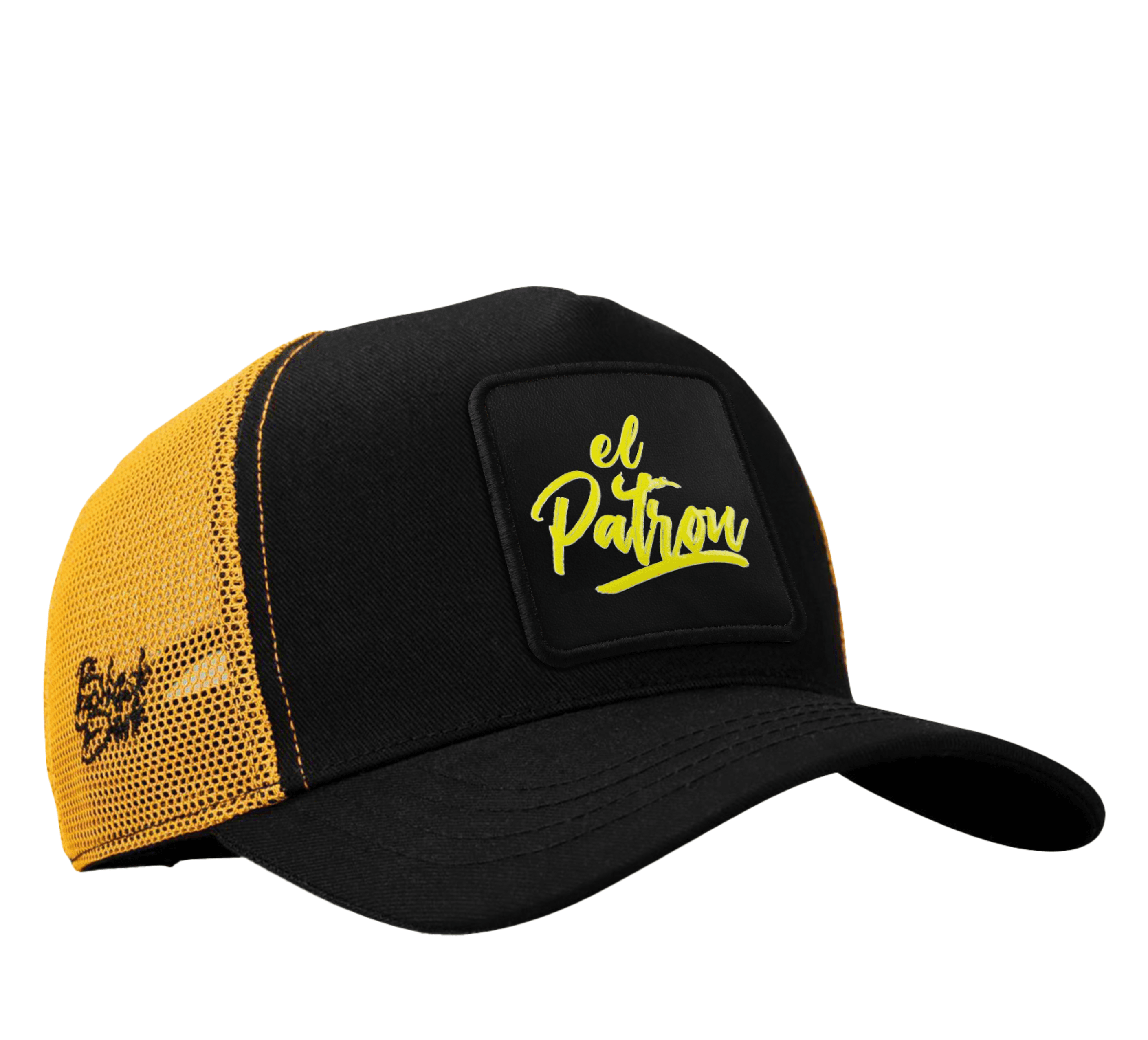 Gorra Negro Amarillo Trucker