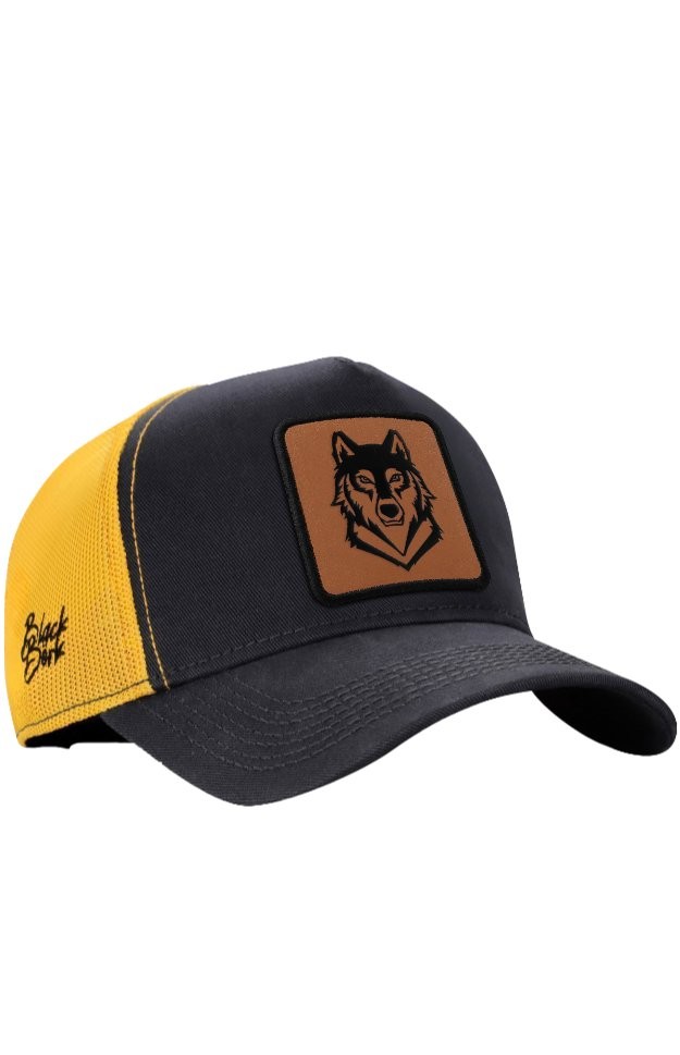 Gorra Azul Marino - Amarillo Trucker
