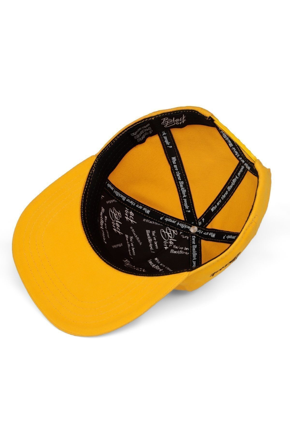 Gorra Hip Hop para Niños amarilla con logo de samurái