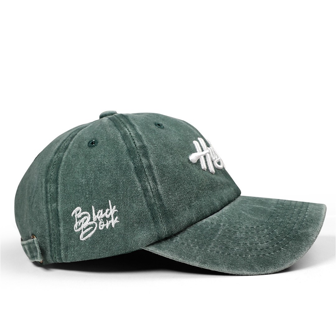 Dark green vintage cap