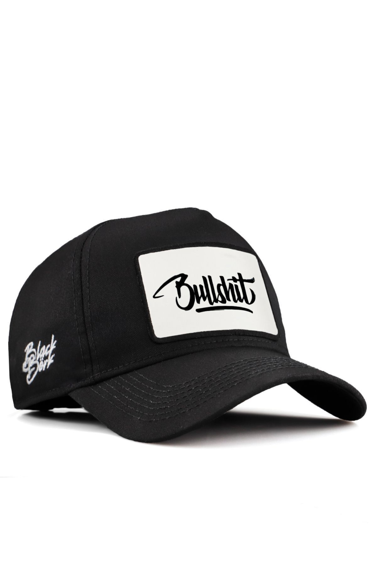 Black baseball cap with Bullshit logo