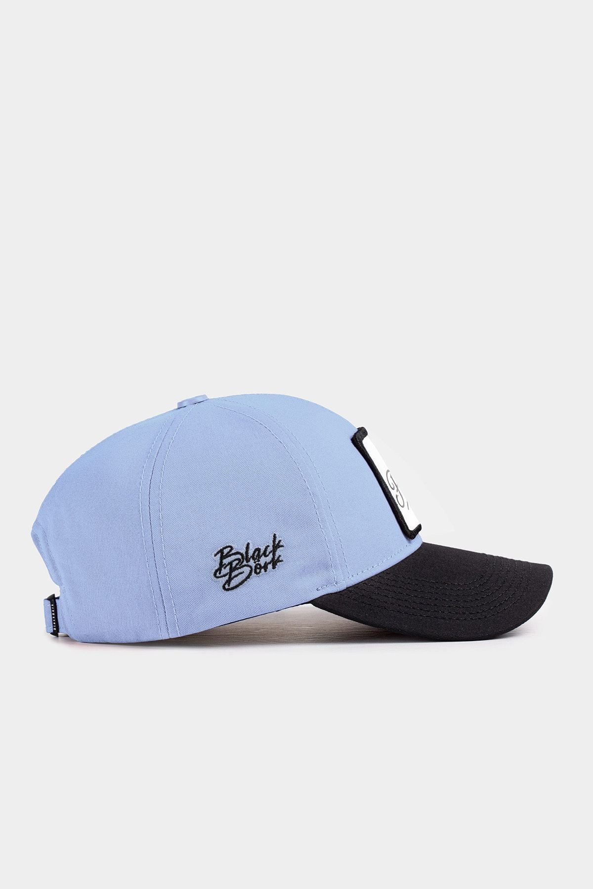 Gorra de béisbol negro-azul hielo Six con logo de El Patrón