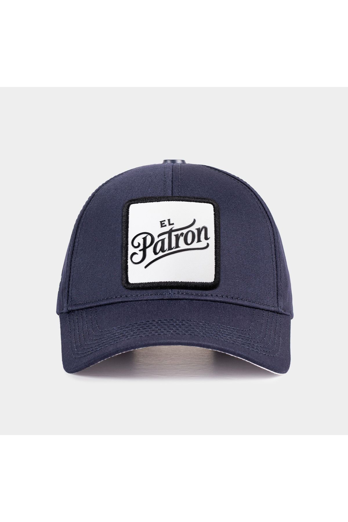 Gorra de béisbol azul marino Six con logo de El Patrón