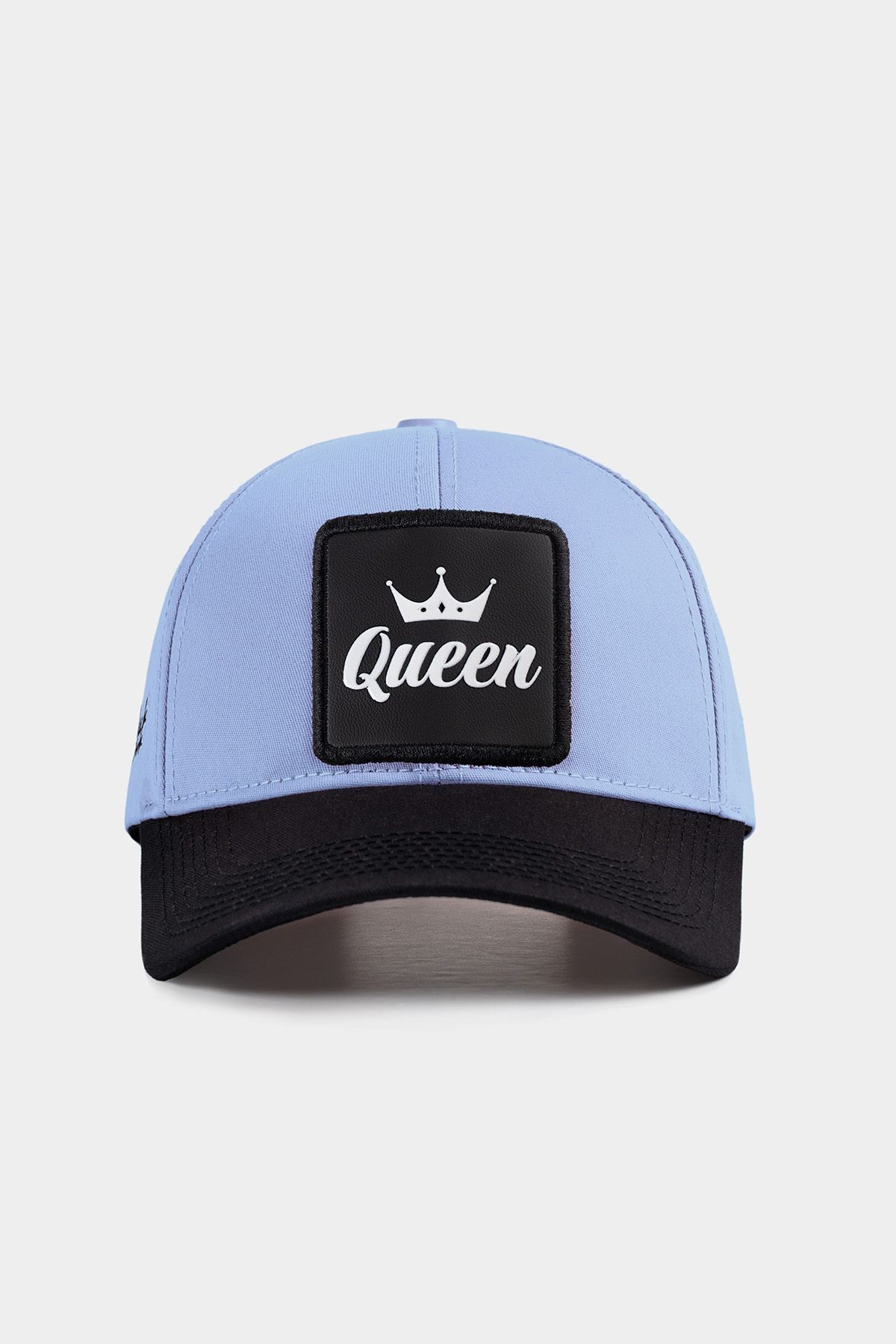 Gorra de béisbol negro-azul hielo Six con logo de Queen