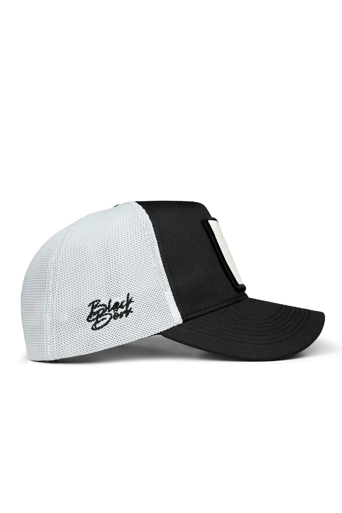 Gorra Negro Blanco Trucker