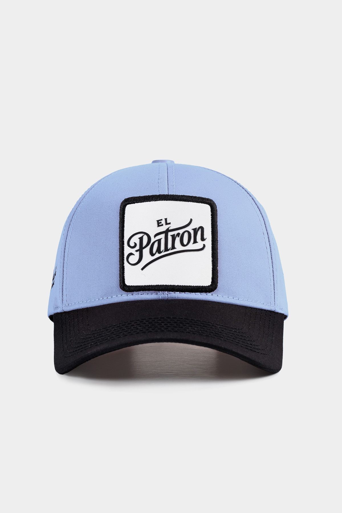 Gorra de béisbol negro-azul hielo Six con logo de El Patrón